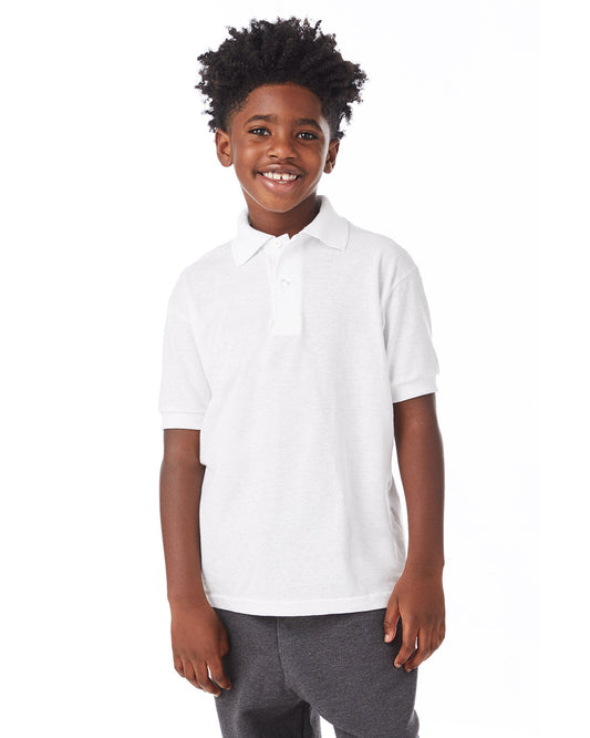 STYLE-AND-SUSTAINABILITY-COMBINED-HANES-YOUTH-ECOSMARTÃ‚Â®-JERSEY-KNIT-POLO-MADE-WITH-50-50-ECO-FRIENDLY-BLEND