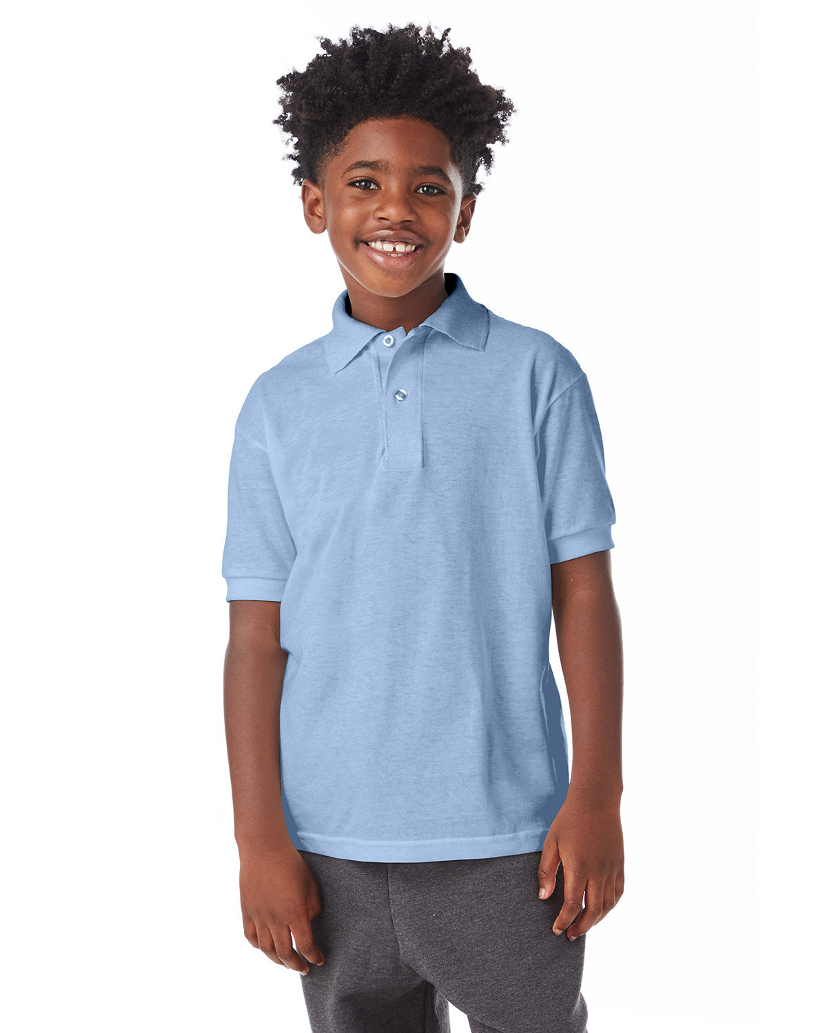 STYLE-AND-SUSTAINABILITY-COMBINED-HANES-YOUTH-ECOSMARTÃ‚Â®-JERSEY-KNIT-POLO-MADE-WITH-50-50-ECO-FRIENDLY-BLEND