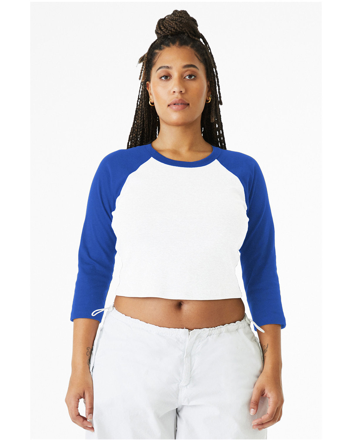 Effortless Charm: Bella + Canvas Ladies' Micro Ribbed 3/4 Raglan Baby Tee