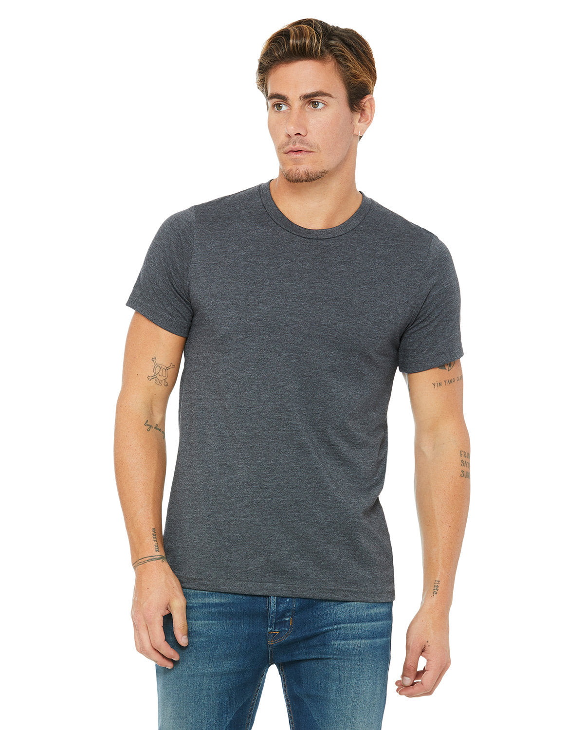 Bella + Canvas Unisex Heather CVC T-Shirt: Effortless Style and Comfort