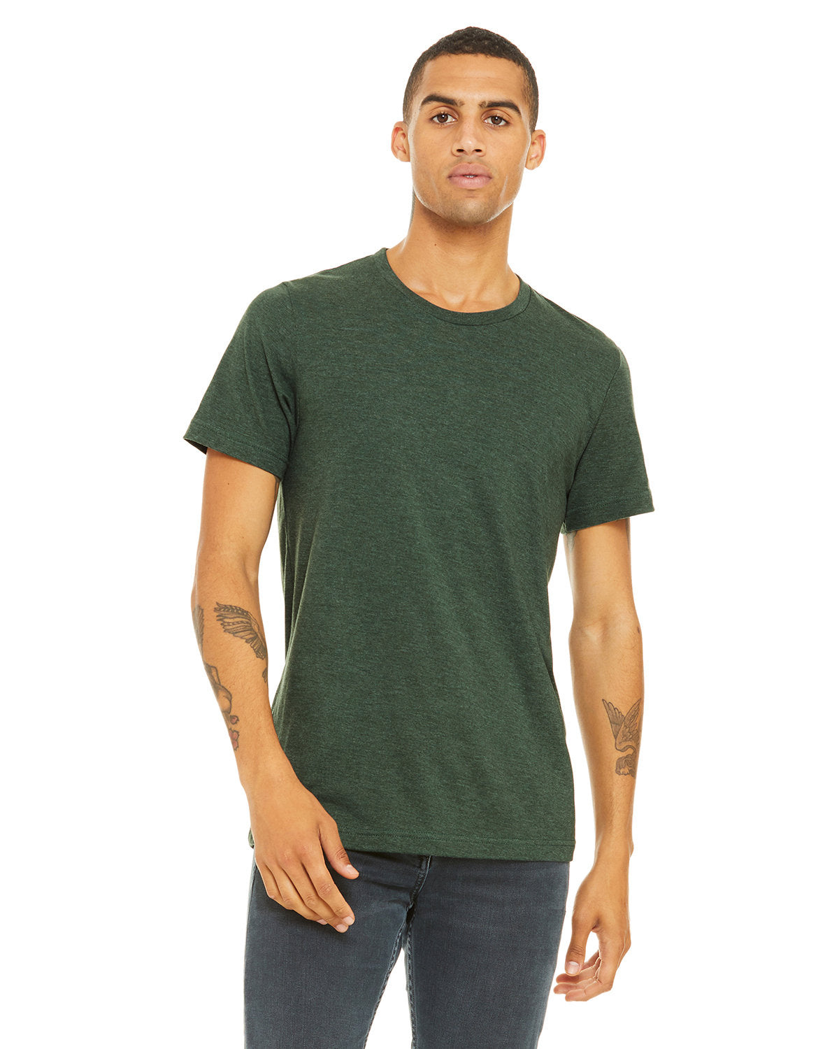 Bella + Canvas Unisex Heather CVC T-Shirt: Effortless Style and Comfort