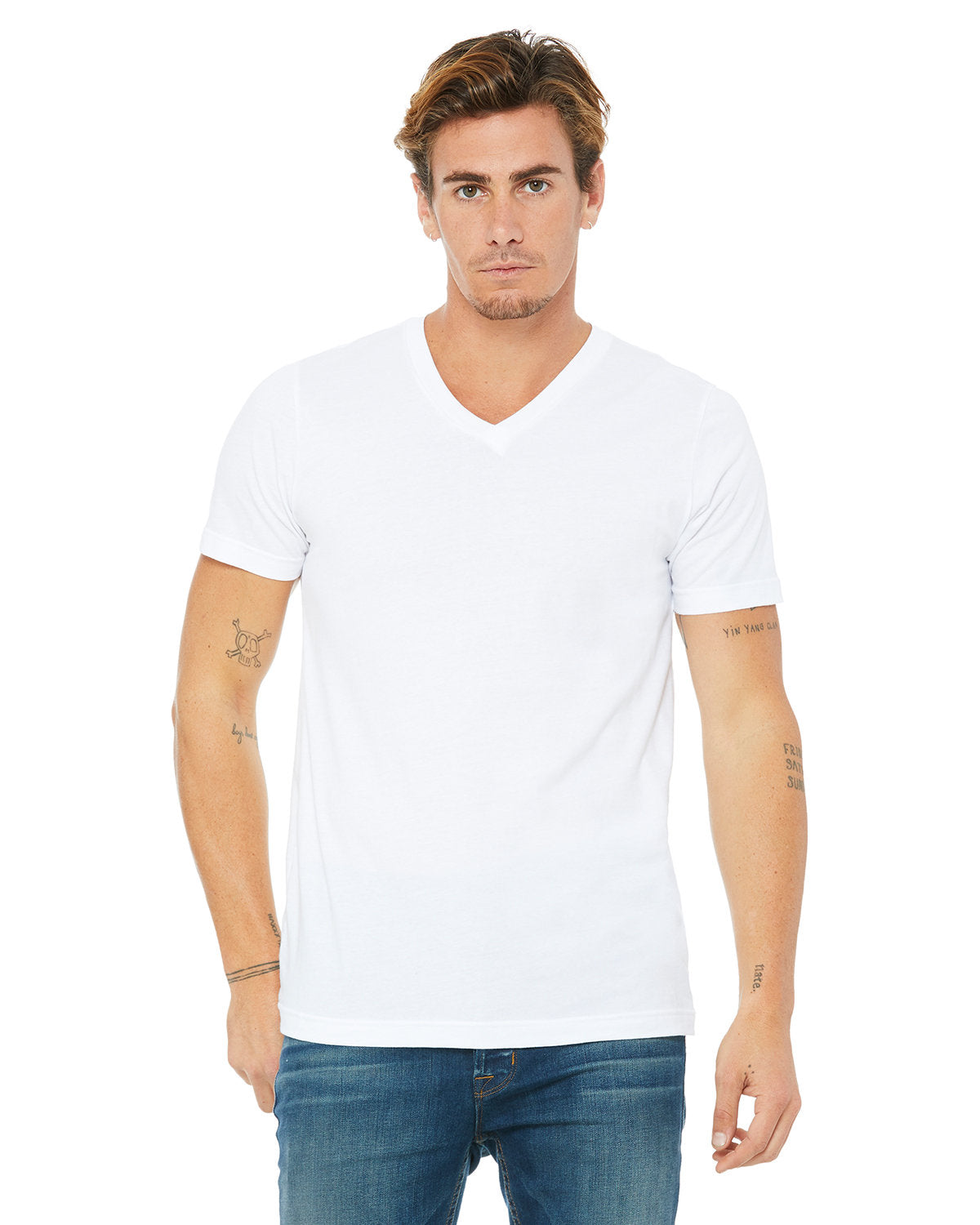 ELEVATE-YOUR-CASUAL-STYLE-WITH-THE-BELLA-CANVAS-UNISEX-JERSEY-V-NECK-T-SHIRT