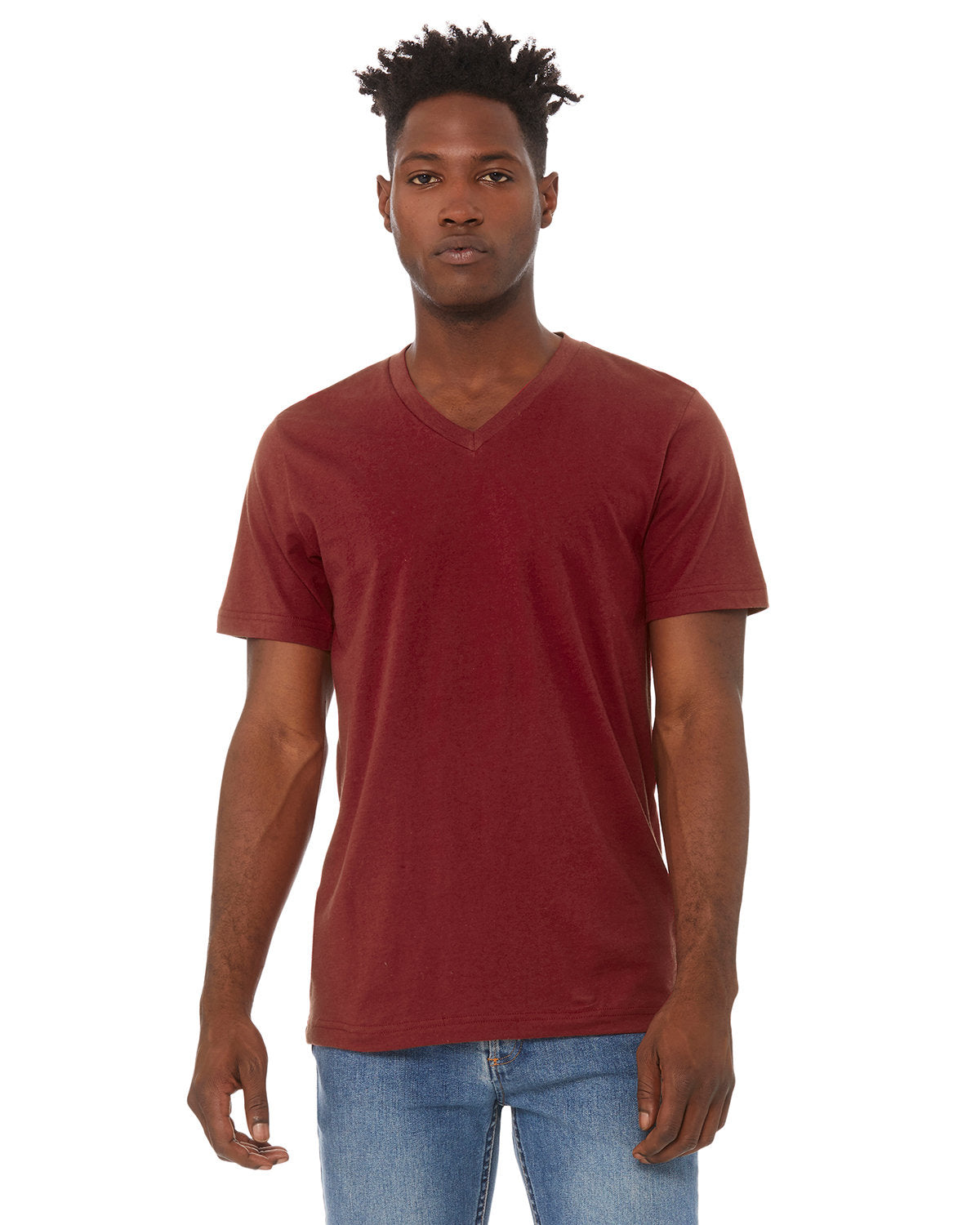 ELEVATE-YOUR-CASUAL-STYLE-WITH-THE-BELLA-CANVAS-UNISEX-JERSEY-V-NECK-T-SHIRT