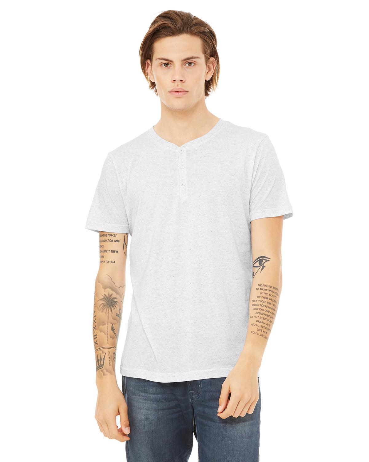 Men's Triblend Short-Sleeve Henley - Apparel Globe