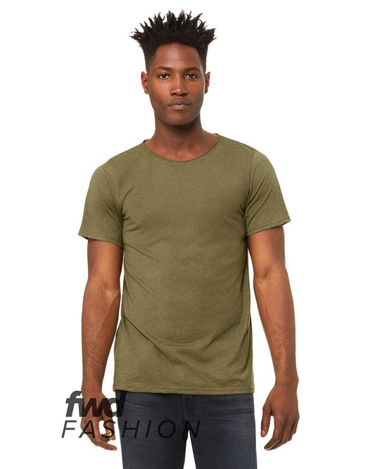 FWD Fashion Unisex Triblend Raw Neck T-Shirt - Apparel Globe