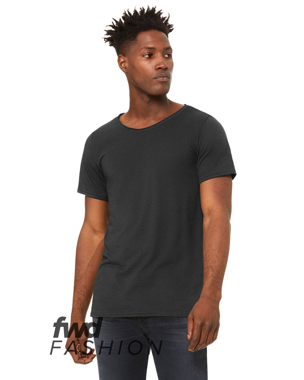 FWD Fashion Unisex Triblend Raw Neck T-Shirt - Apparel Globe