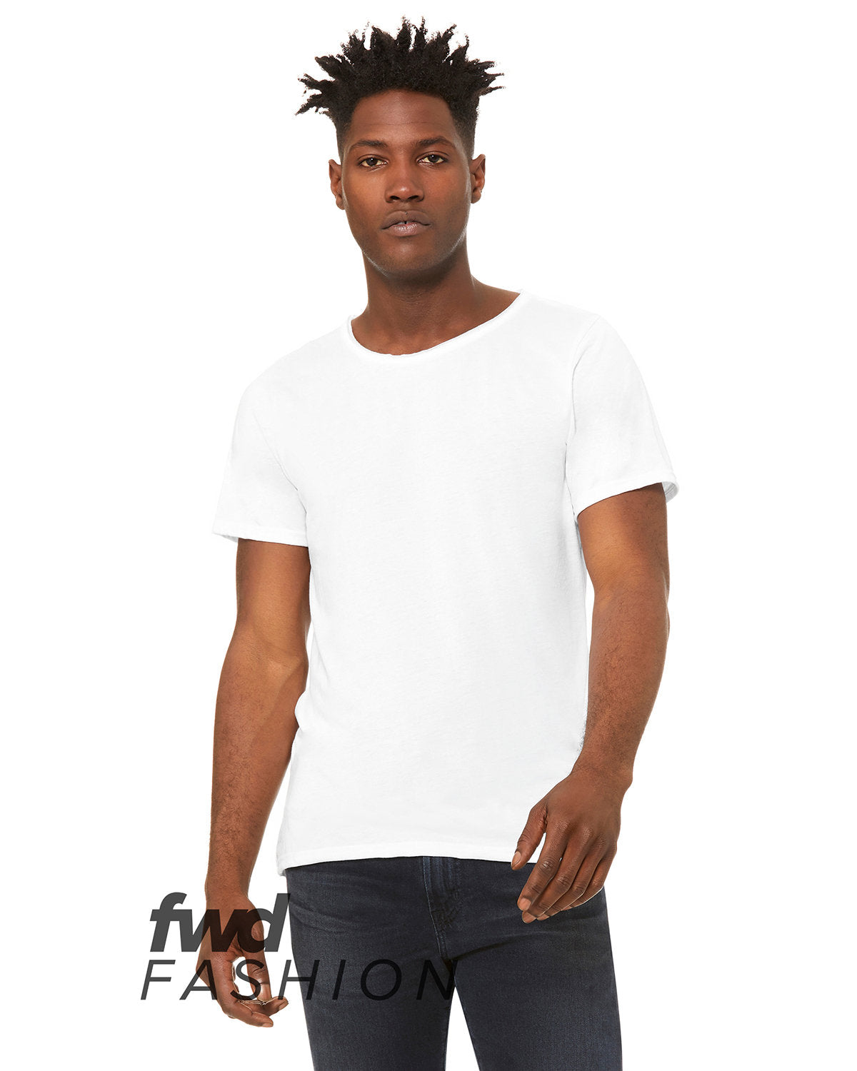 FWD Fashion Unisex Triblend Raw Neck T-Shirt - Apparel Globe