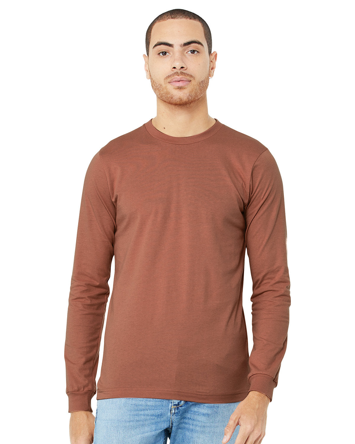 Timeless Comfort: Bella + Canvas Unisex CVC Jersey Long-Sleeve T-Shirt