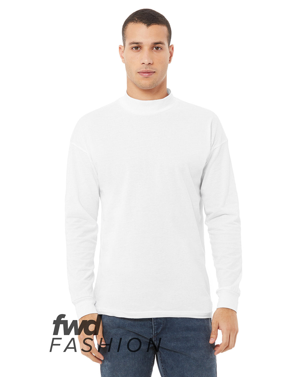 ELEVATE-YOUR-STYLE-WITH-THE-BELLA-CANVAS-FWD-FASHION-UNISEX-MOCK-NECK-LONG-SLEEVE-T-SHIRT