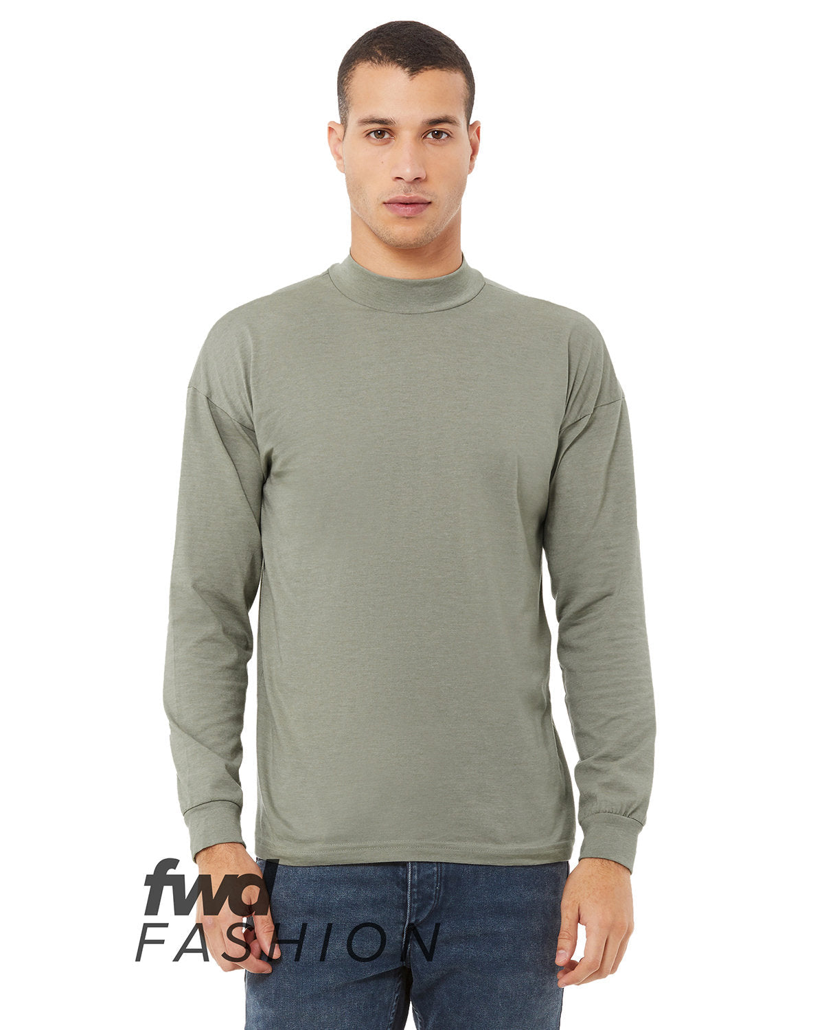 ELEVATE-YOUR-STYLE-WITH-THE-BELLA-CANVAS-FWD-FASHION-UNISEX-MOCK-NECK-LONG-SLEEVE-T-SHIRT