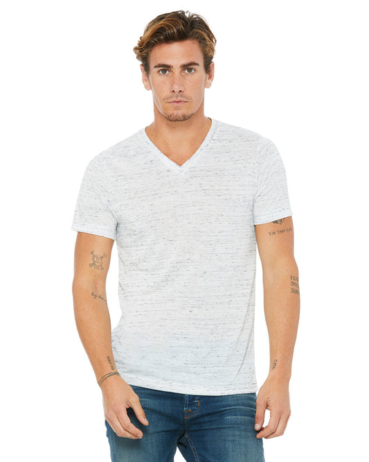 STYLISH-COMFORT-DISCOVER-THE-BELLA-CANVAS-UNISEX-TEXTURED-JERSEY-V-NECK-T-SHIRT