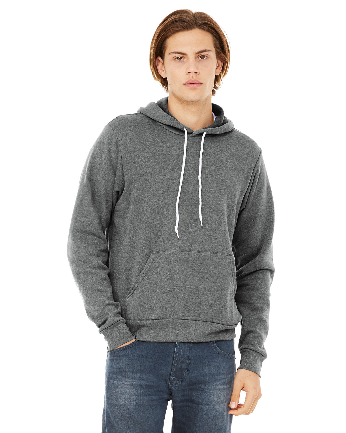 Cozy Sophistication: Bella + Canvas Unisex Sponge Fleece Pullover Hooded Sweatshirt