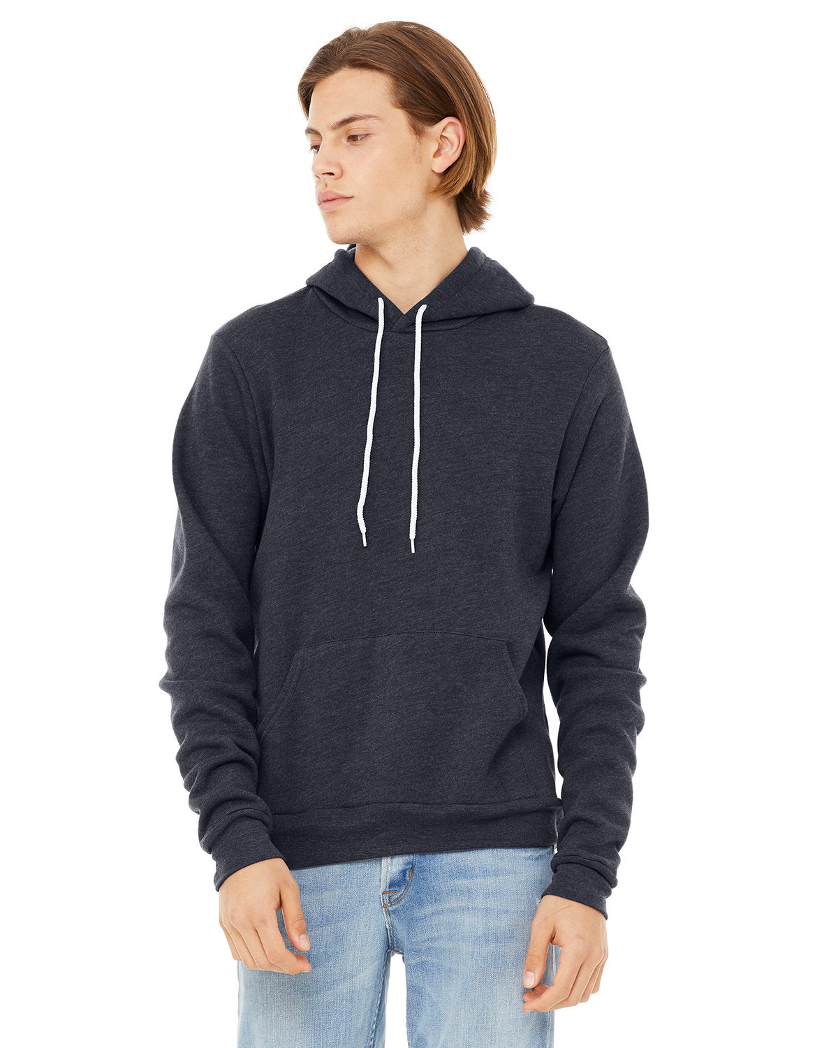 Cozy Sophistication: Bella + Canvas Unisex Sponge Fleece Pullover Hooded Sweatshirt