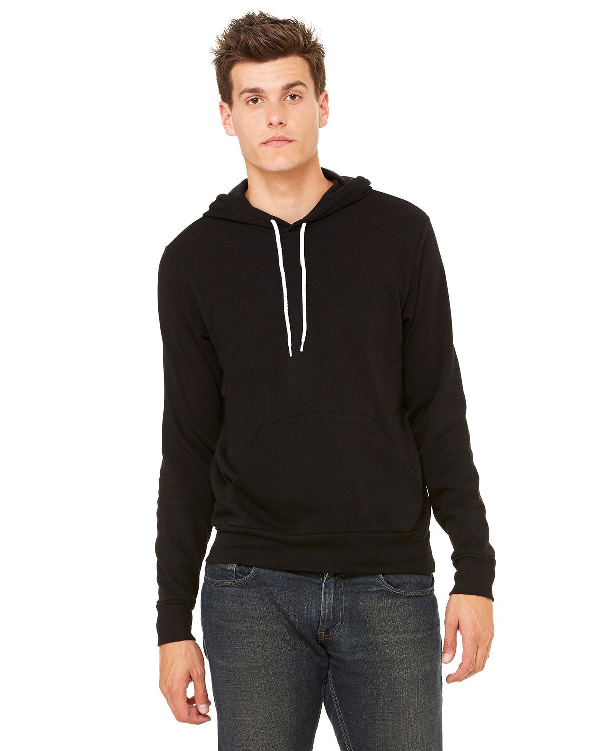 Cozy Sophistication: Bella + Canvas Unisex Sponge Fleece Pullover Hooded Sweatshirt