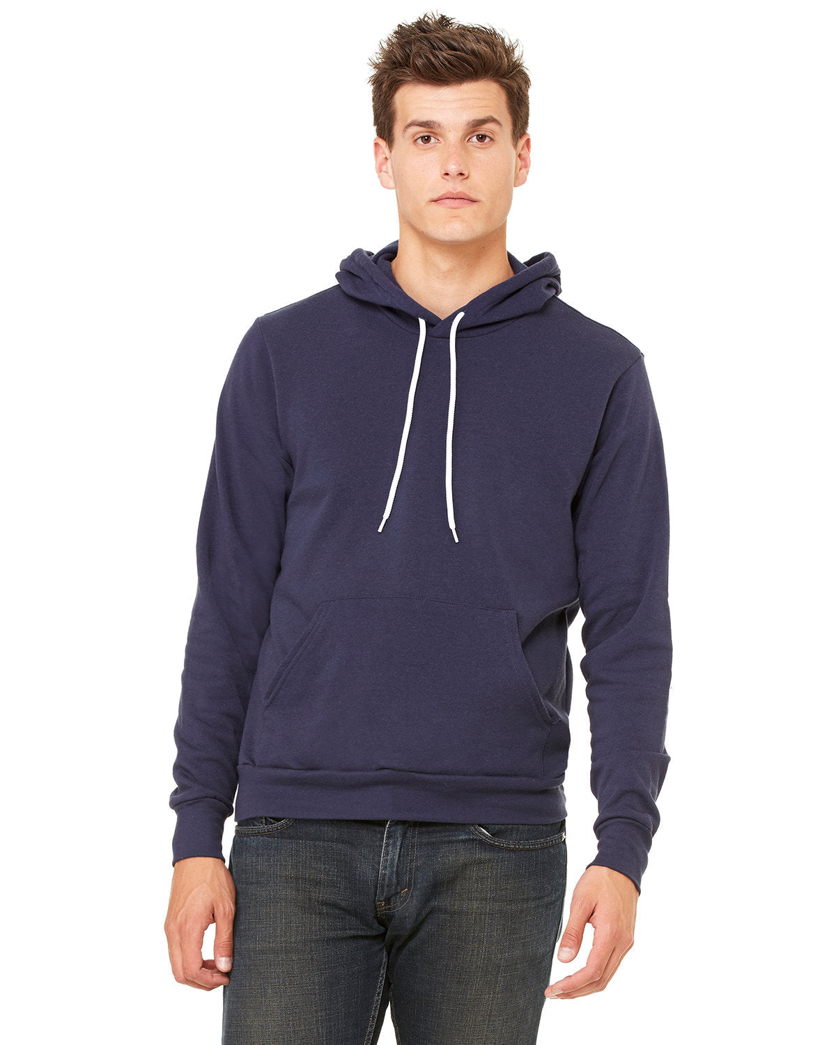 Cozy Sophistication: Bella + Canvas Unisex Sponge Fleece Pullover Hooded Sweatshirt