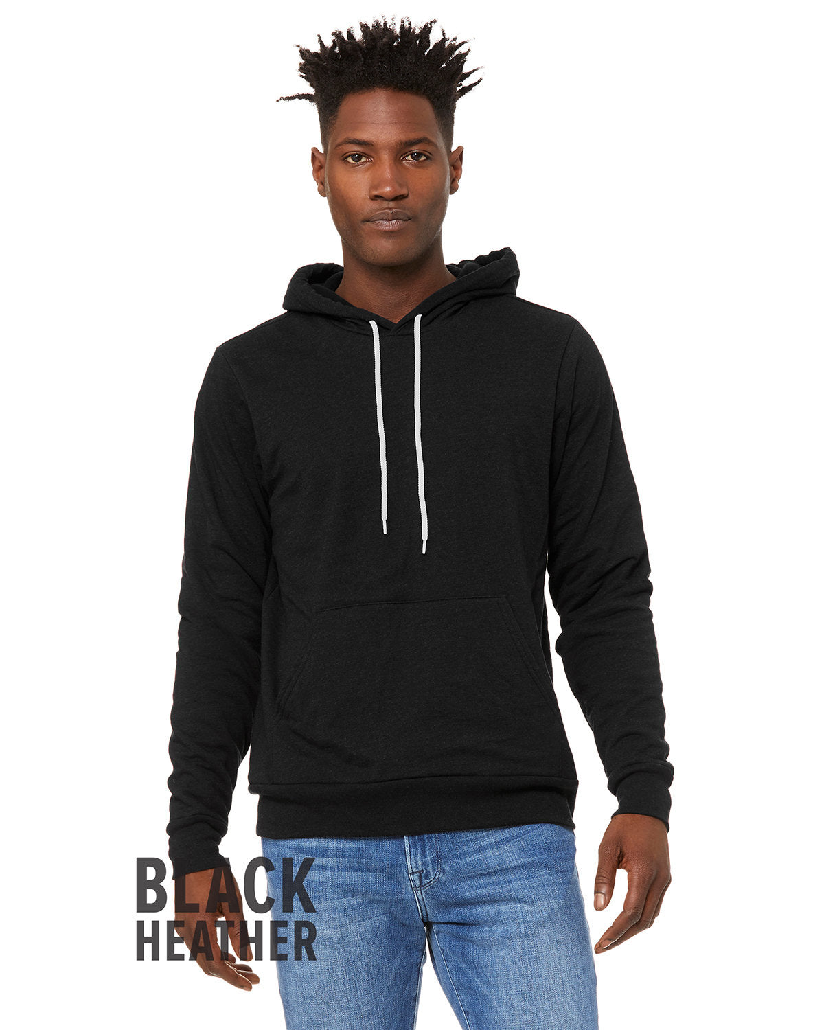 Cozy Sophistication: Bella + Canvas Unisex Sponge Fleece Pullover Hooded Sweatshirt