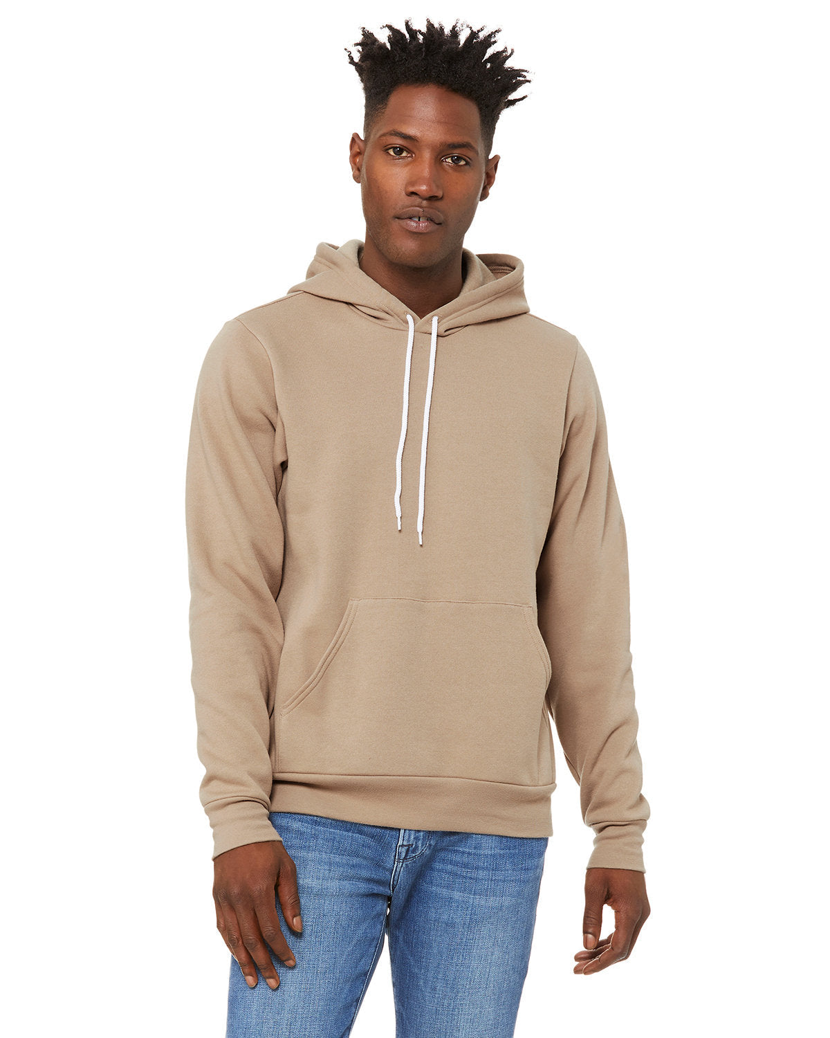 Cozy Sophistication: Bella + Canvas Unisex Sponge Fleece Pullover Hooded Sweatshirt