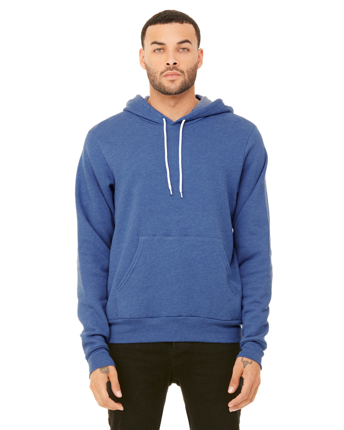 Cozy Sophistication: Bella + Canvas Unisex Sponge Fleece Pullover Hooded Sweatshirt