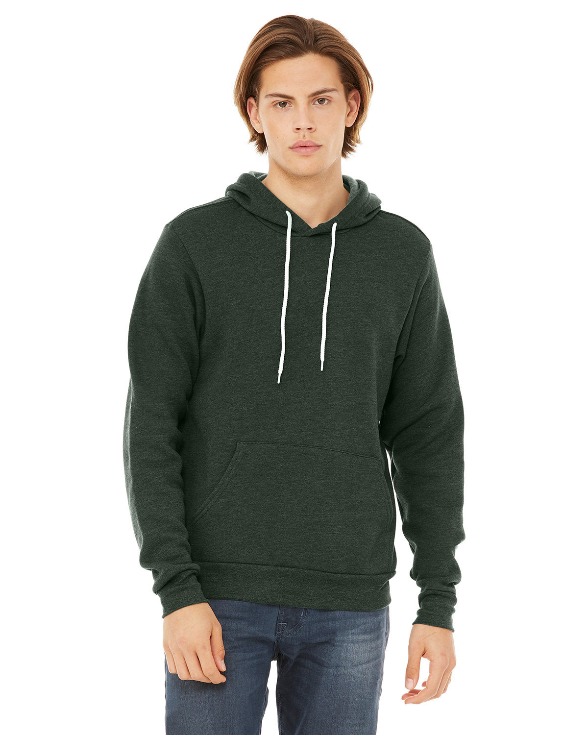 Cozy Sophistication: Bella + Canvas Unisex Sponge Fleece Pullover Hooded Sweatshirt