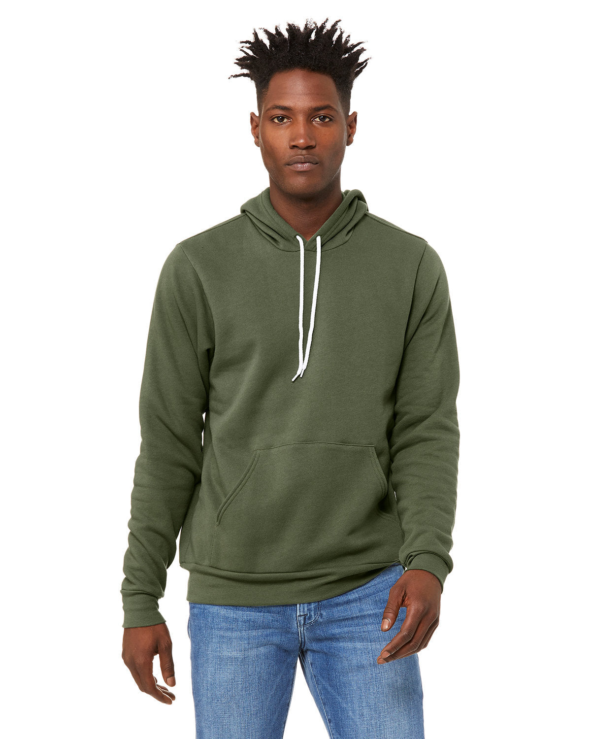 Cozy Sophistication: Bella + Canvas Unisex Sponge Fleece Pullover Hooded Sweatshirt