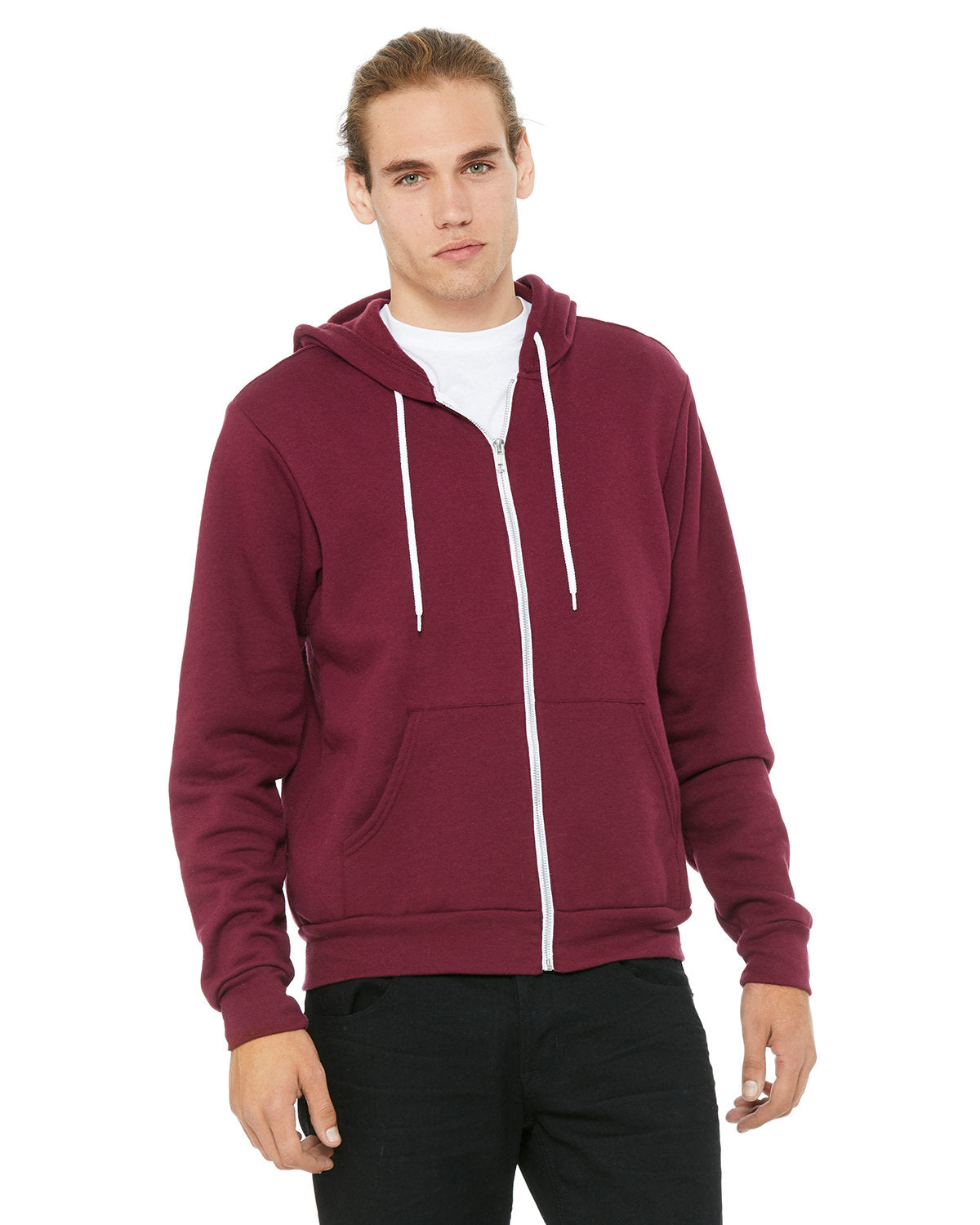 STAY-WARM-IN-STYLE-THE-VERSATILE-BELLA-CANVAS-UNISEX-SPONGE-FLEECE-FULL-ZIP-HOODED-SWEATSHIRT