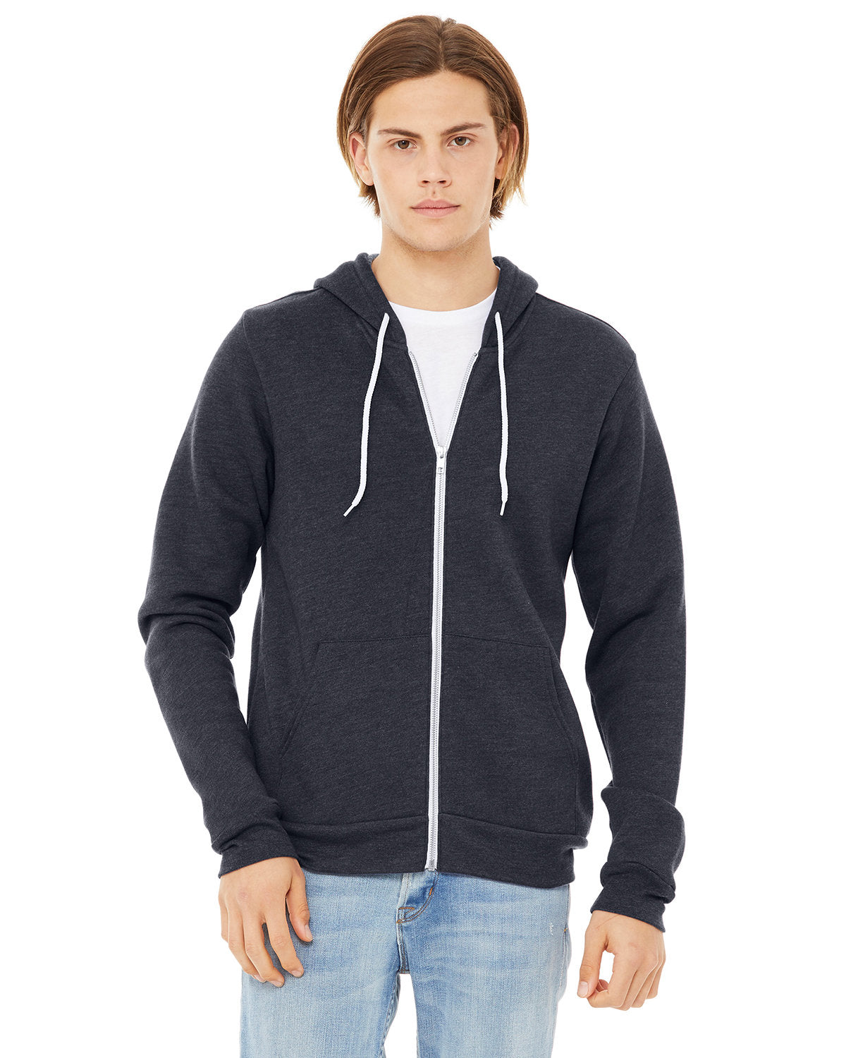 STAY-WARM-IN-STYLE-THE-VERSATILE-BELLA-CANVAS-UNISEX-SPONGE-FLEECE-FULL-ZIP-HOODED-SWEATSHIRT