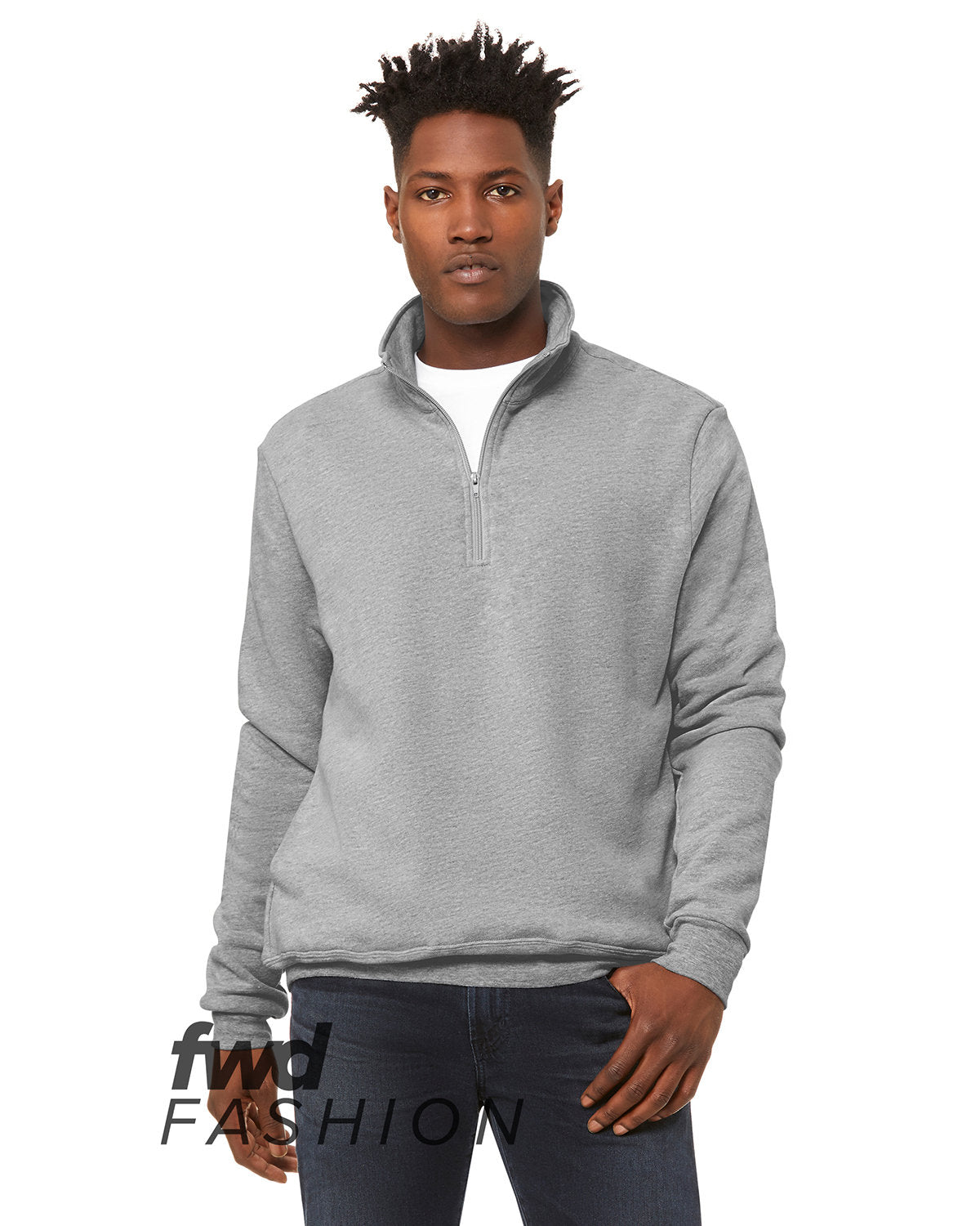 FWD Fashion Unisex Quarter Zip Pullover Fleece - Apparel Globe