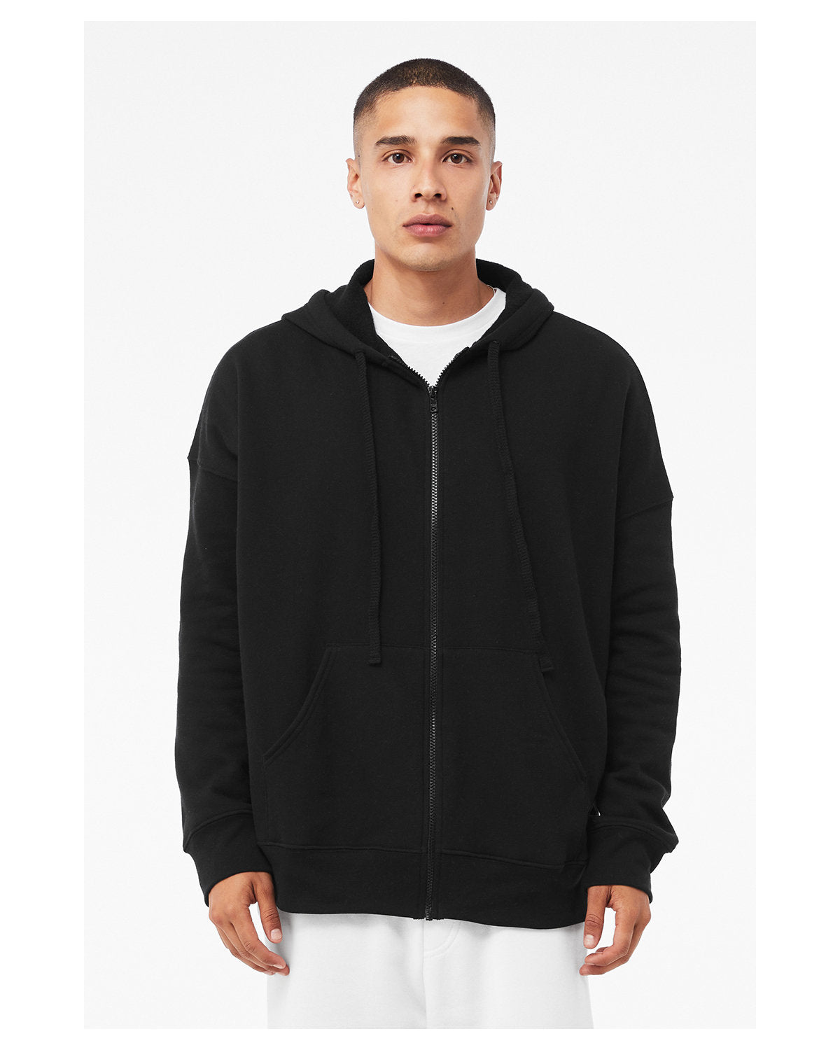 Cozy Style: Bella + Canvas Unisex Sponge Fleece DTM Full-Zip Hooded Sweatshirt