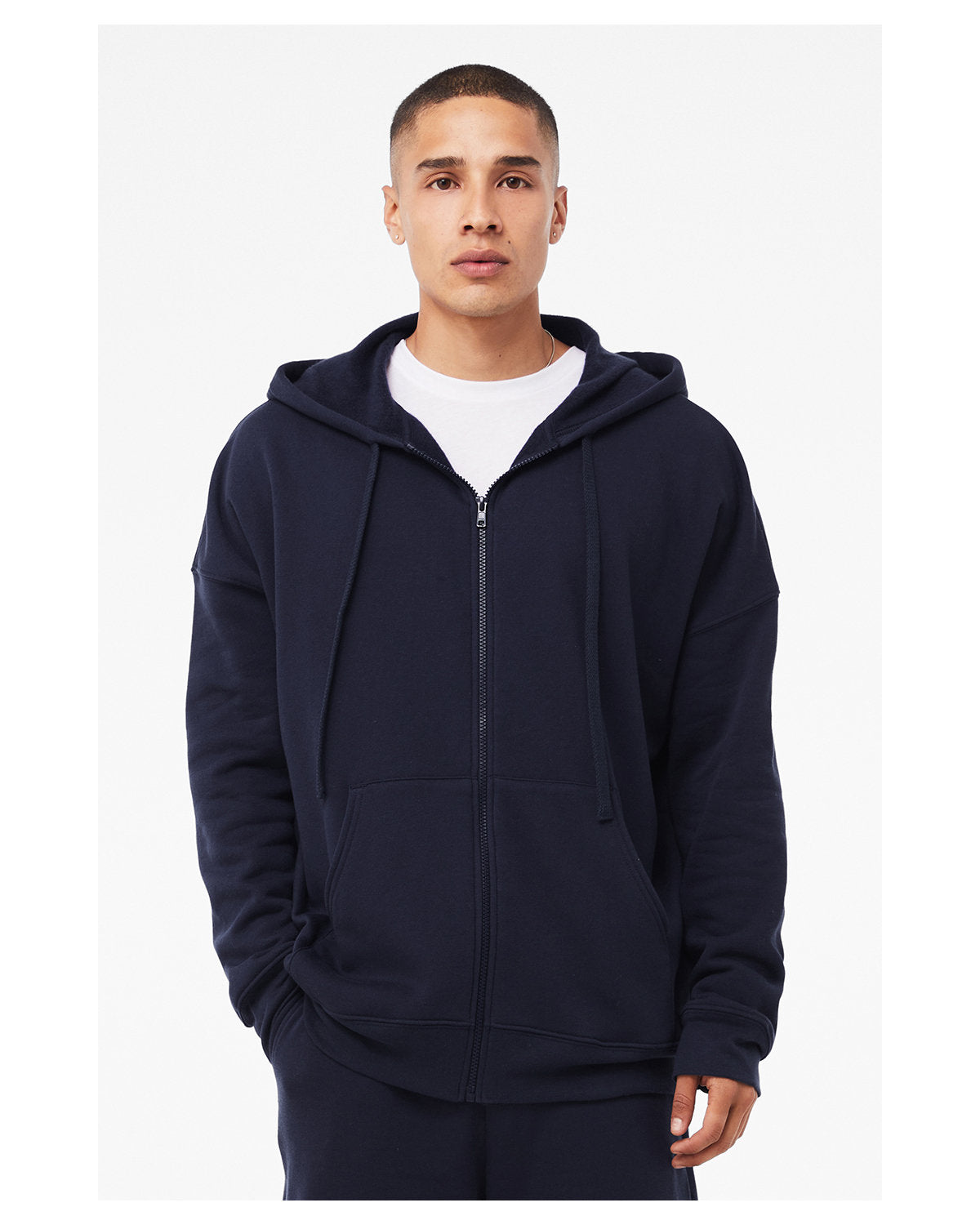 Cozy Style: Bella + Canvas Unisex Sponge Fleece DTM Full-Zip Hooded Sweatshirt