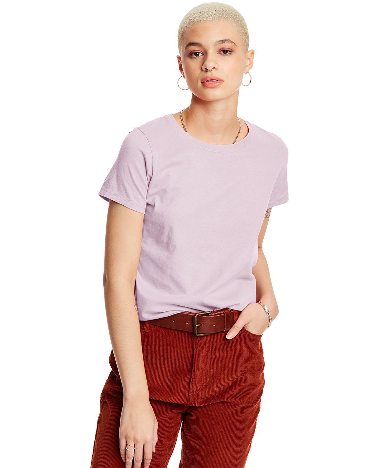 UNCOMPROMISING-COMFORT-HANES-LADIES-ESSENTIAL-T-T-SHIRT-ELEVATING-YOUR-EVERYDAY-STYLE