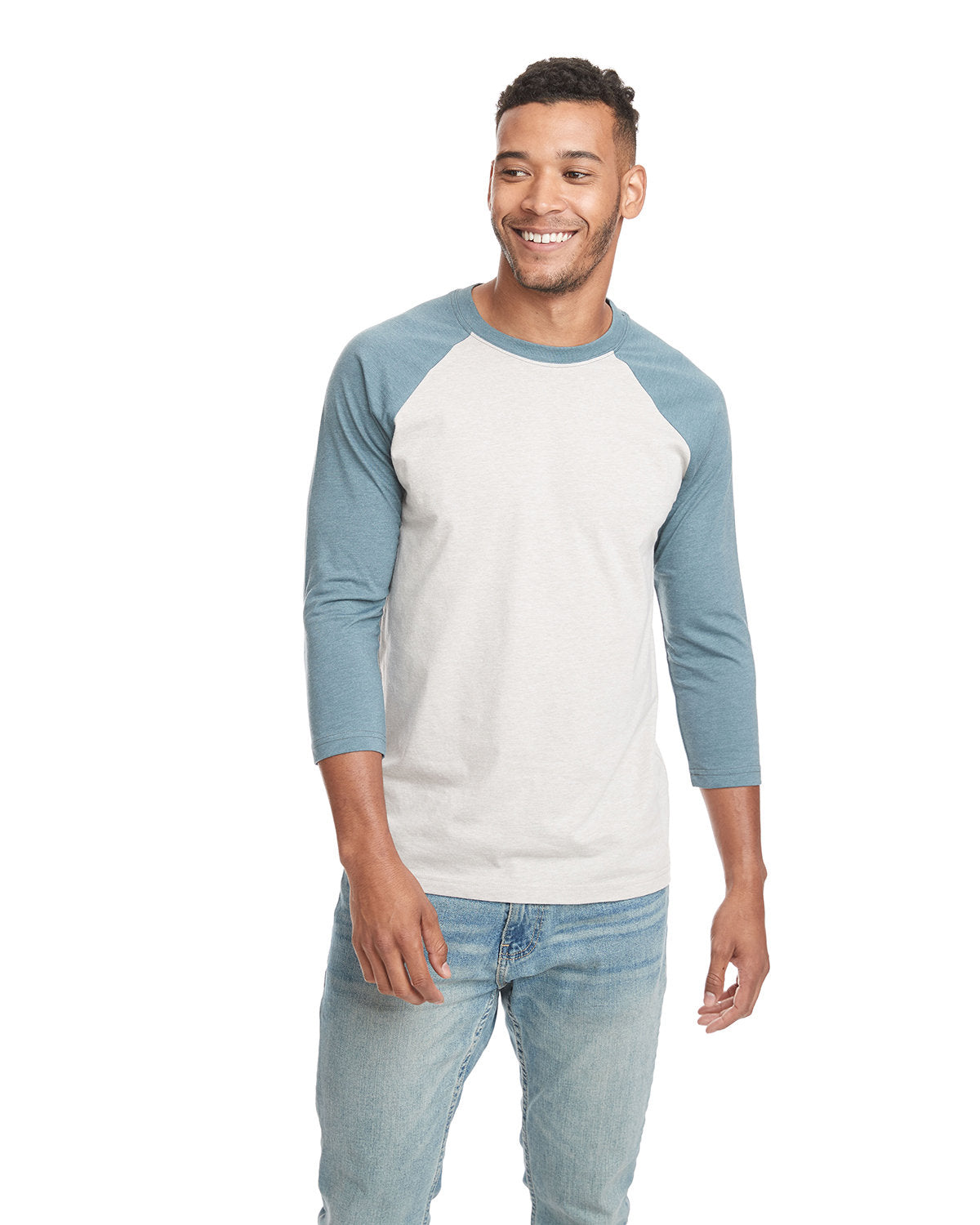 Unisex CVC 3/4 Sleeve Raglan Baseball T-Shirt - Apparel Globe