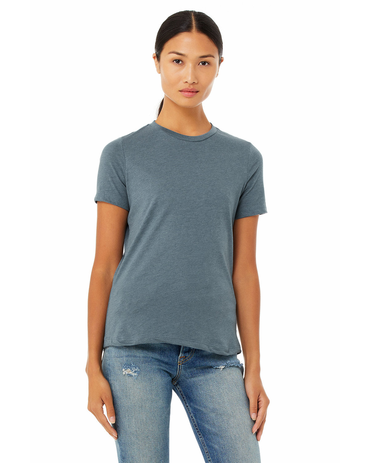 RELAXED-CHIC-DISCOVER-EFFORTLESS-STYLE-WITH-THE-BELLA-CANVAS-LADIES-RELAXED-HEATHER-CVC-SHORT-SLEEVE-T-SHIRT