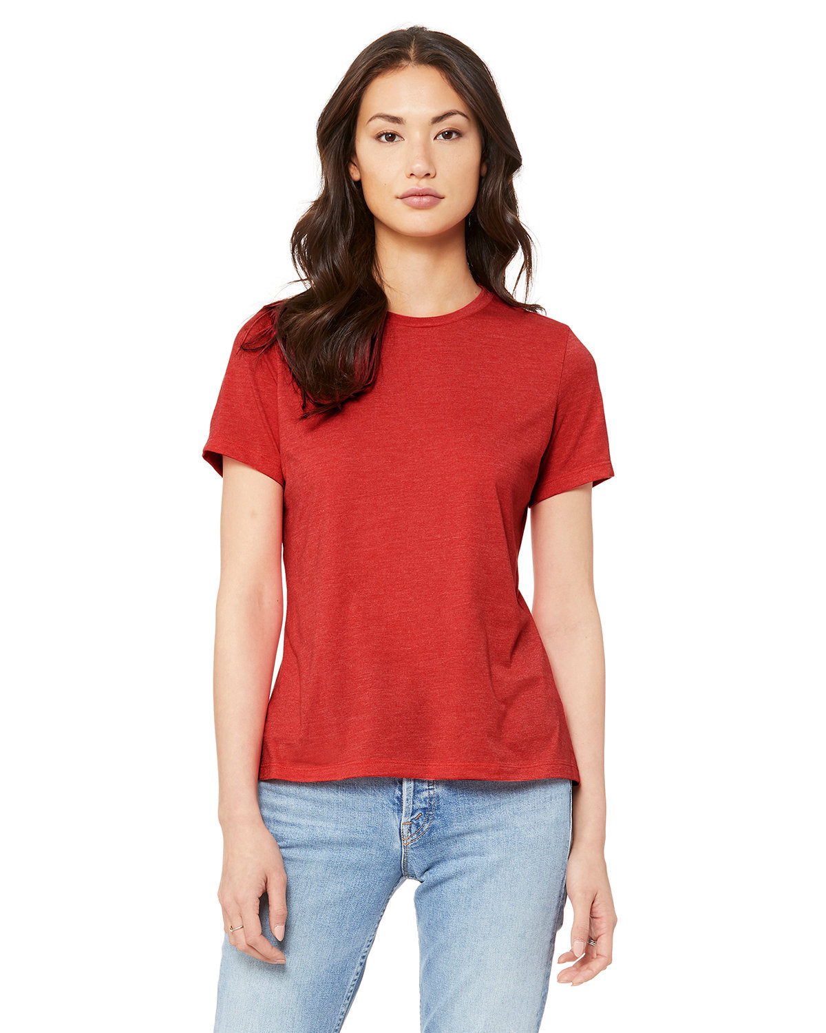 RELAXED-CHIC-DISCOVER-EFFORTLESS-STYLE-WITH-THE-BELLA-CANVAS-LADIES-RELAXED-HEATHER-CVC-SHORT-SLEEVE-T-SHIRT