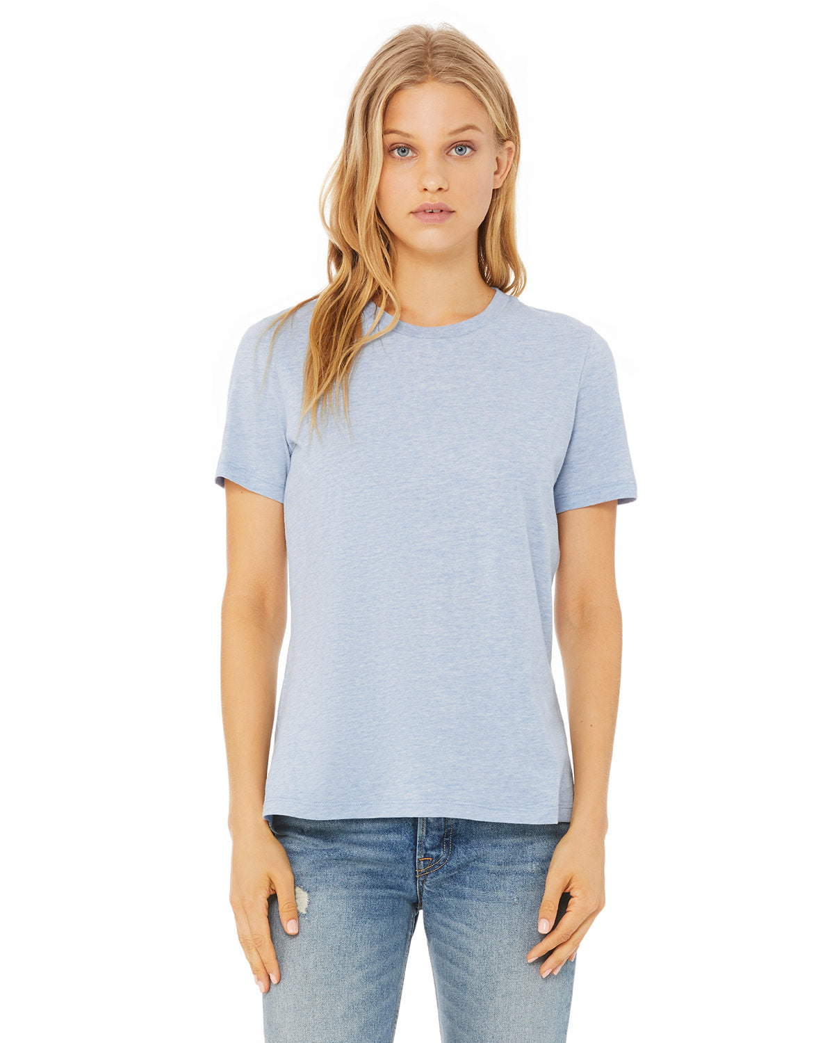 RELAXED-CHIC-DISCOVER-EFFORTLESS-STYLE-WITH-THE-BELLA-CANVAS-LADIES-RELAXED-HEATHER-CVC-SHORT-SLEEVE-T-SHIRT