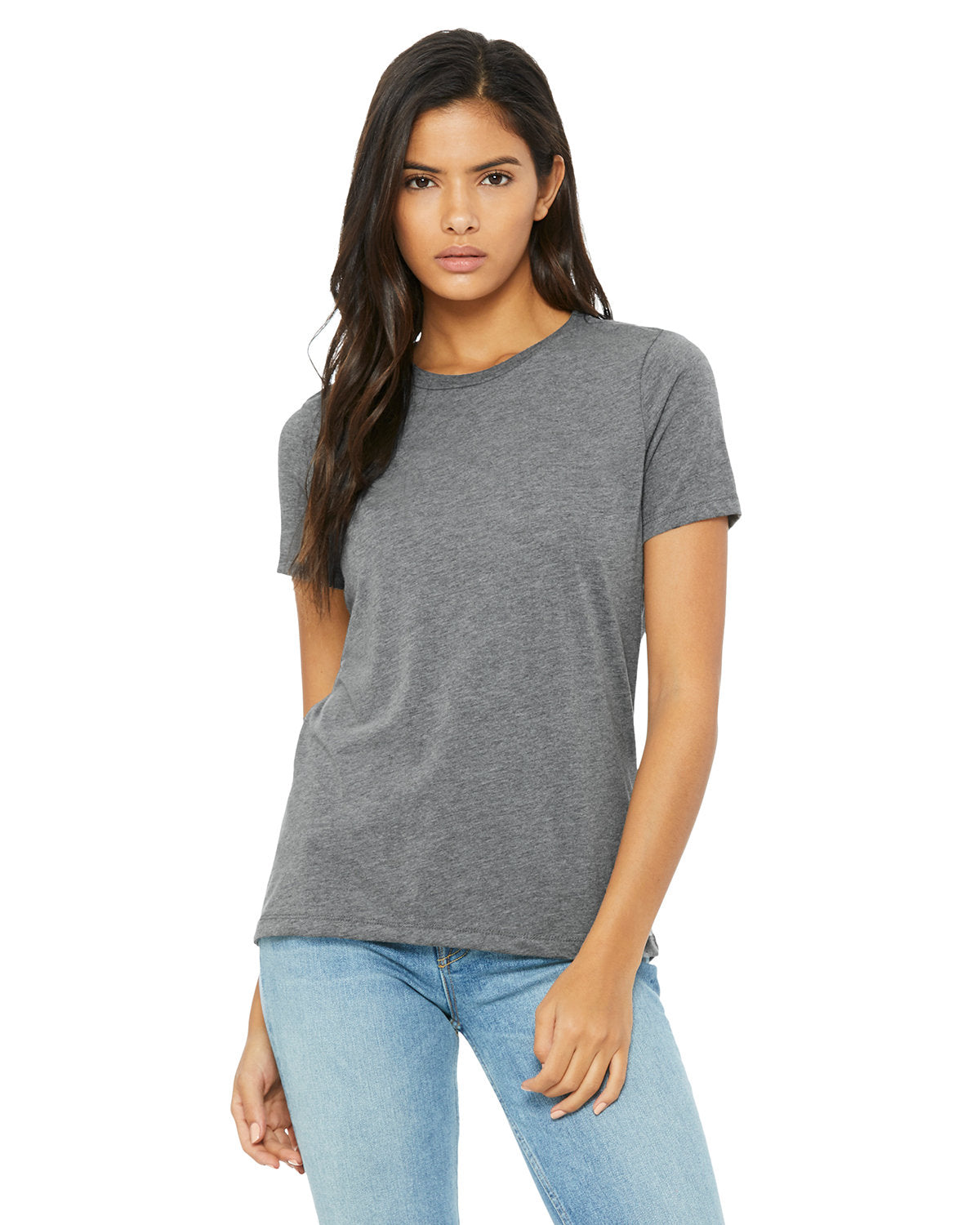 EMBRACE-EFFORTLESS-ELEGANCE-WITH-THE-BELLA-CANVAS-LADIES-RELAXED-TRIBLEND-T-SHIRT