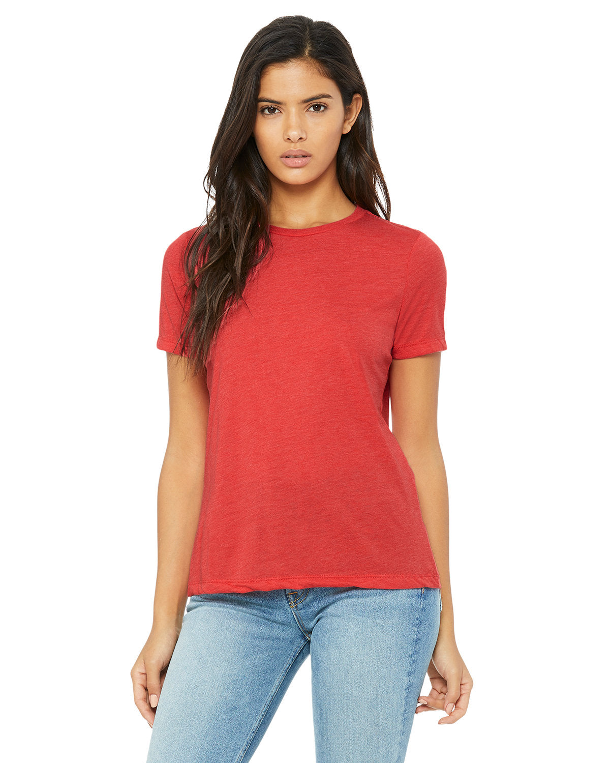 EMBRACE-EFFORTLESS-ELEGANCE-WITH-THE-BELLA-CANVAS-LADIES-RELAXED-TRIBLEND-T-SHIRT