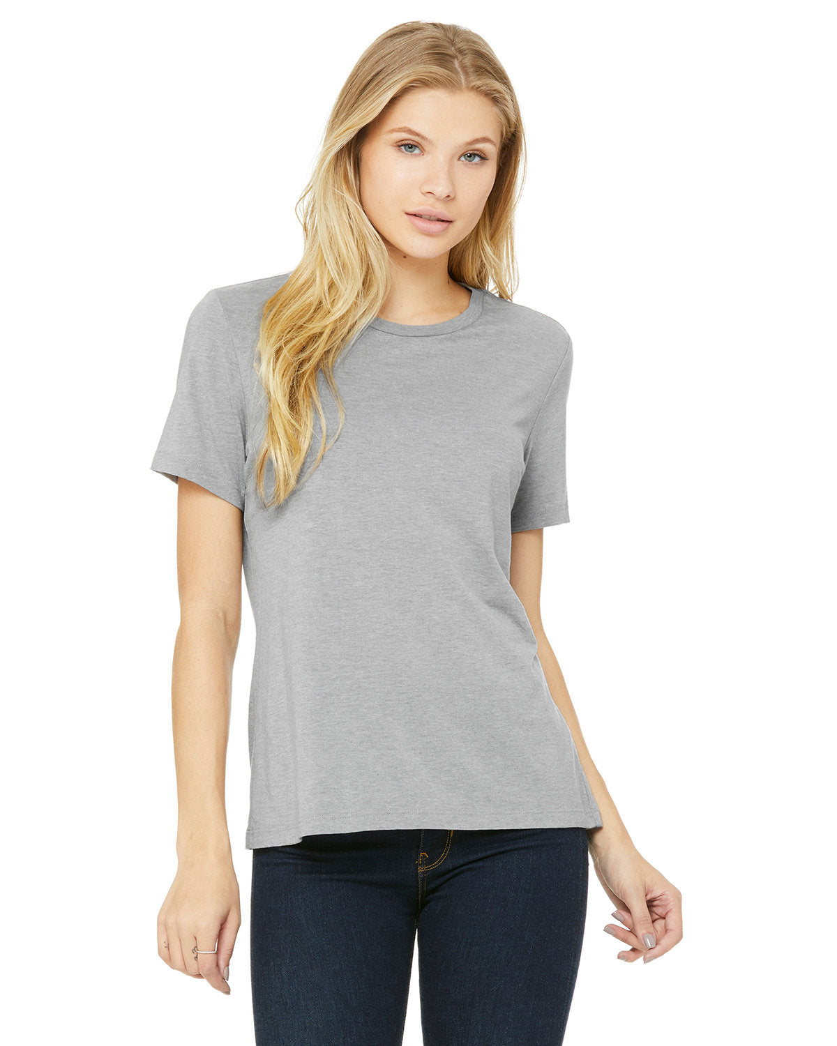 EMBRACE-EFFORTLESS-ELEGANCE-WITH-THE-BELLA-CANVAS-LADIES-RELAXED-TRIBLEND-T-SHIRT