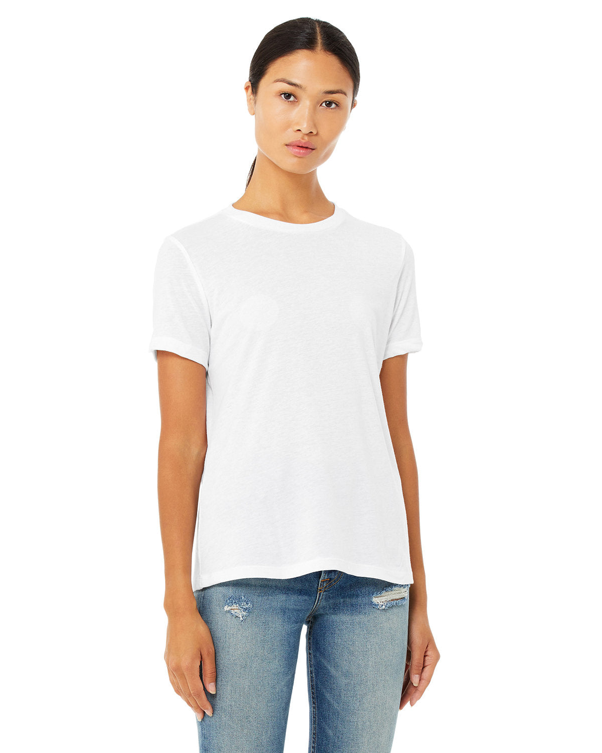 EMBRACE-EFFORTLESS-ELEGANCE-WITH-THE-BELLA-CANVAS-LADIES-RELAXED-TRIBLEND-T-SHIRT