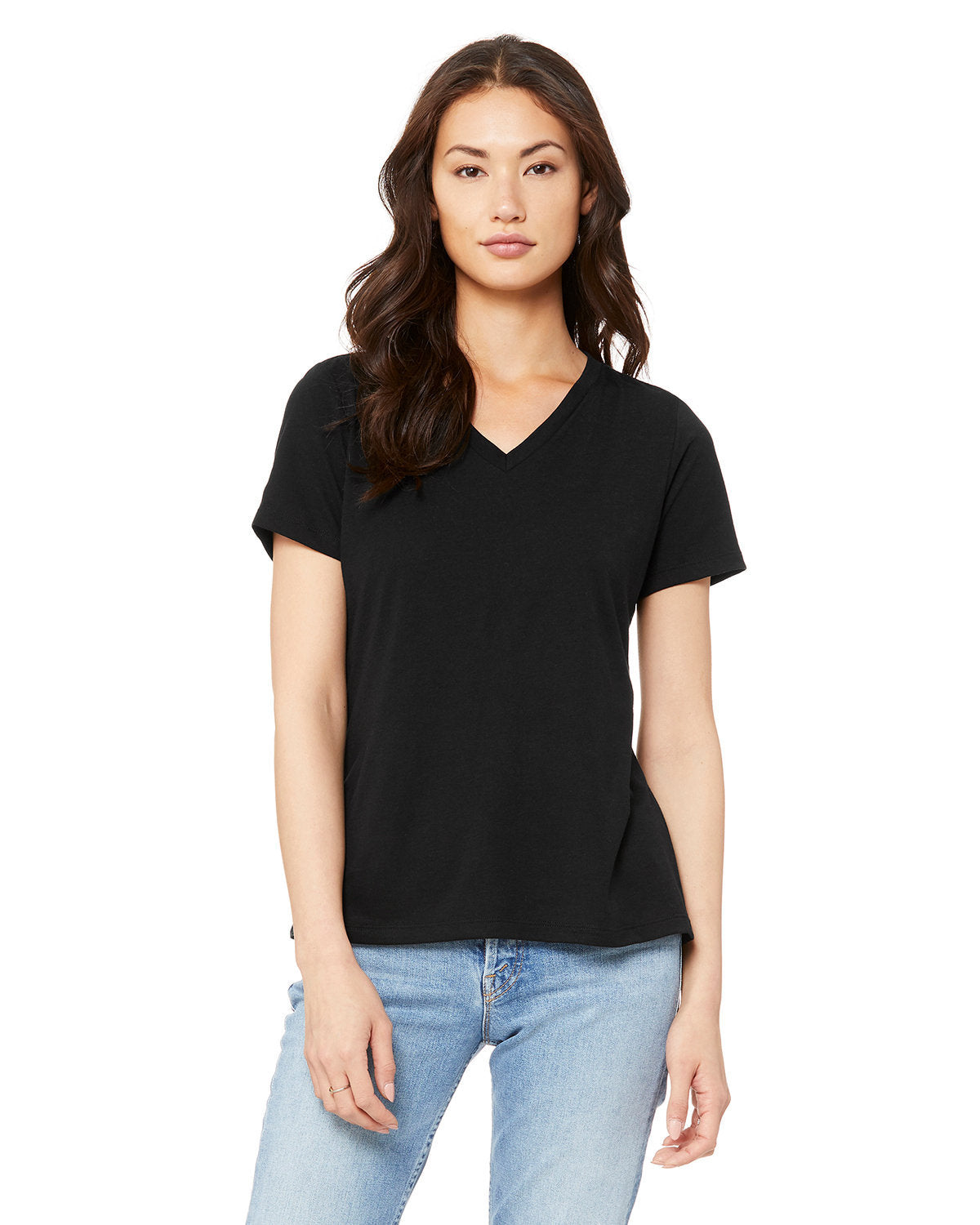 EFFORTLESS-STYLE-AND-COMFORT-BELLA-CANVAS-LADIES-RELAXED-TRIBLEND-V-NECK-T-SHIRT