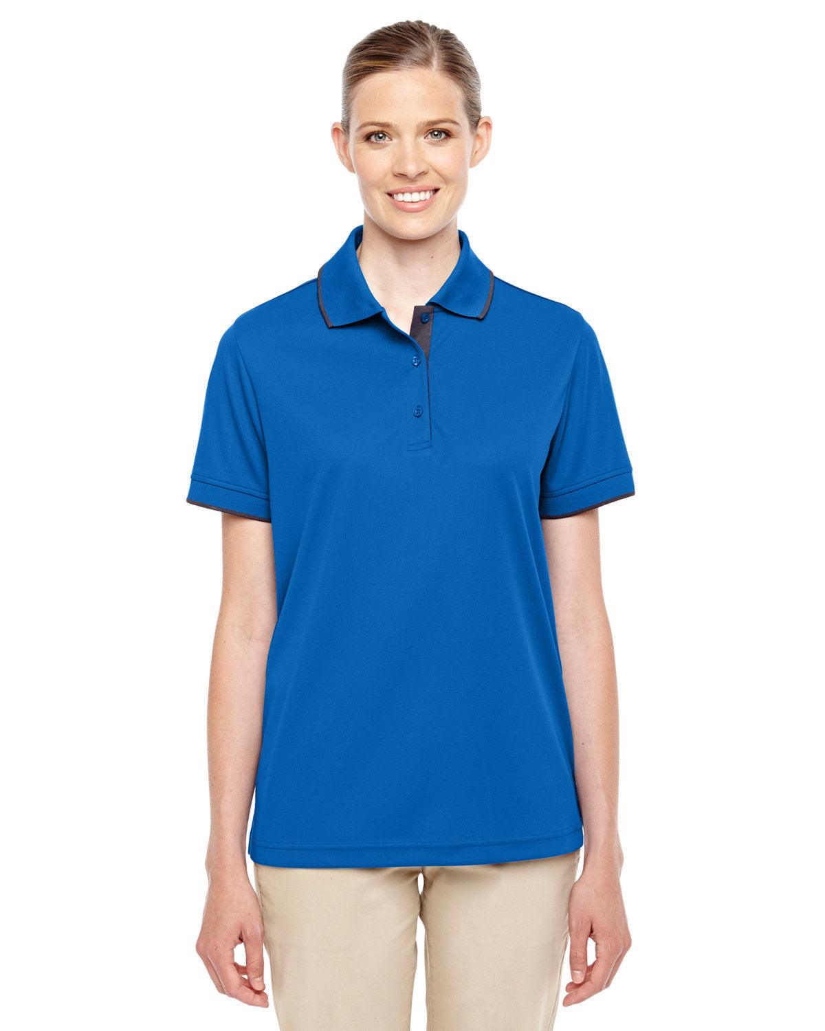 Ladies' Motive Performance PiquÃ© Polo with Tipped Collar - Apparel Globe