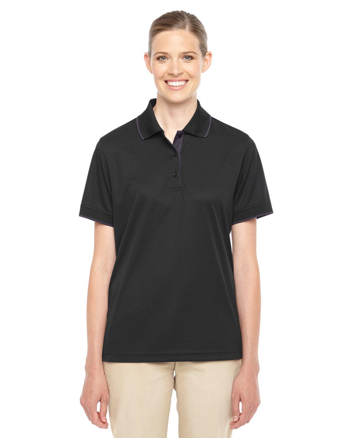 Ladies' Motive Performance PiquÃ© Polo with Tipped Collar - Apparel Globe