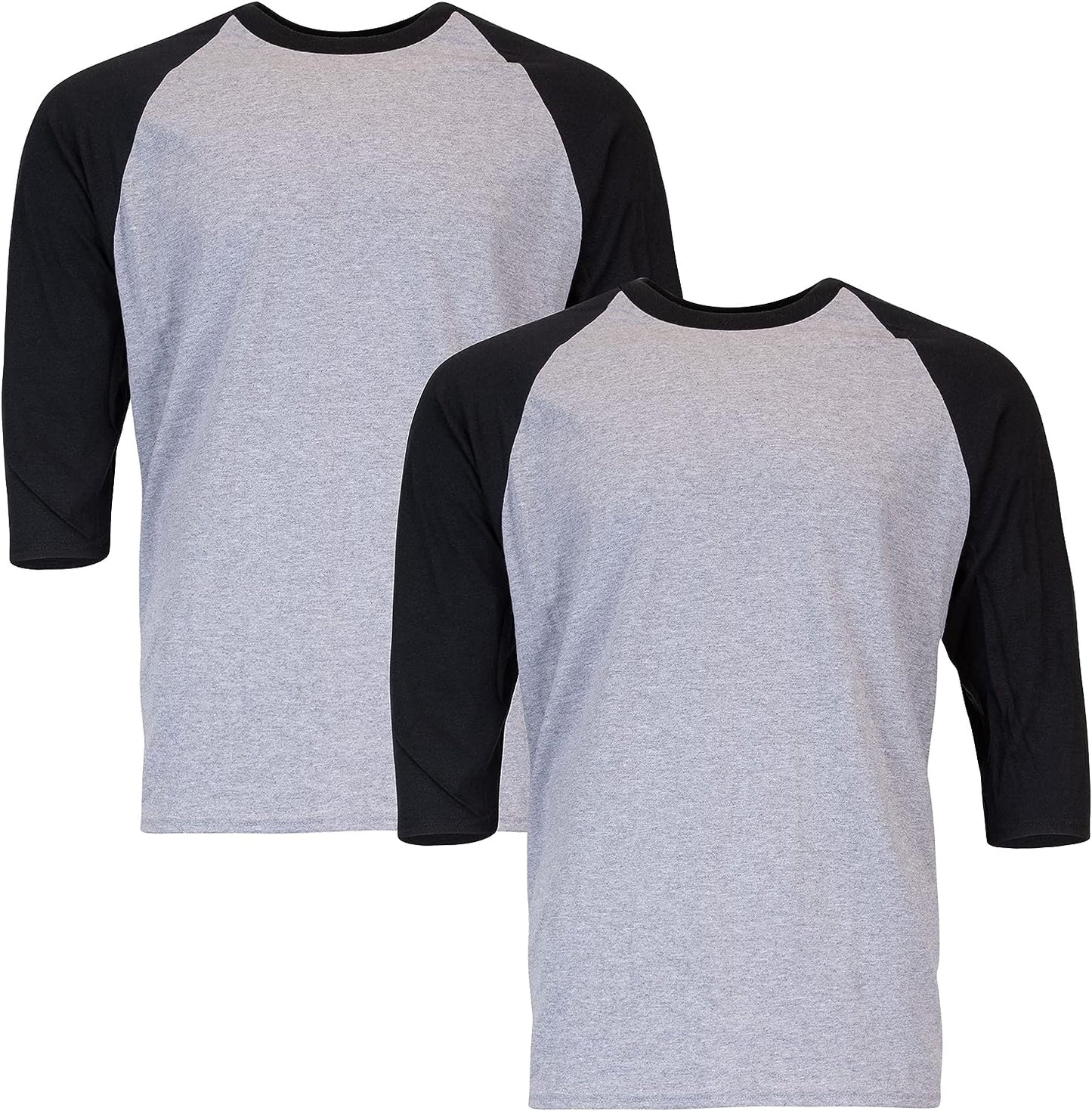 GILDAN ADULT HEAVY COTTON 3/4-RAGLAN SLEEVE T-SHIRT - APPAREL GLOBE