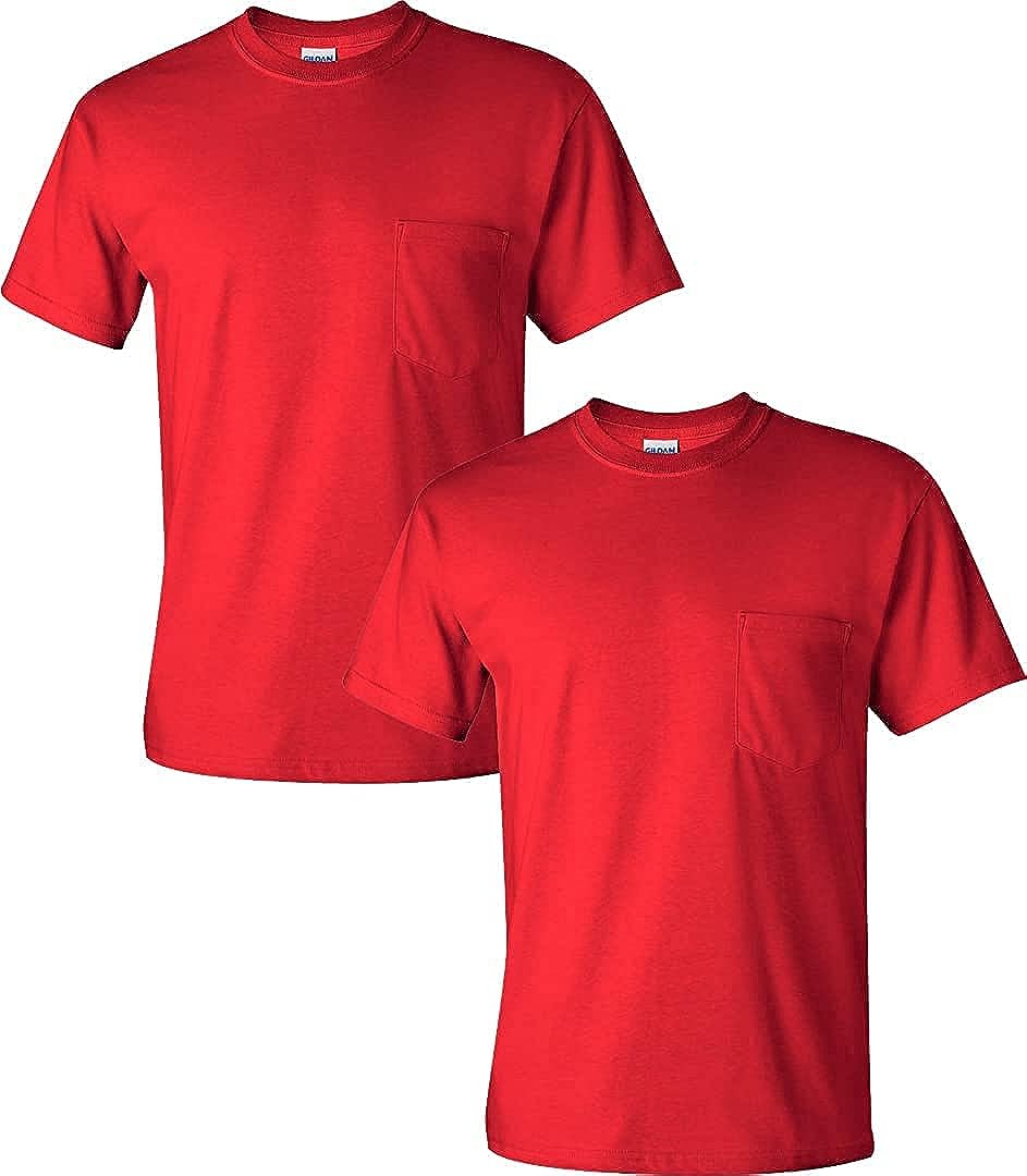 GILDAN ADULT 50/50 POCKET T-SHIRT - APPAREL GLOBE