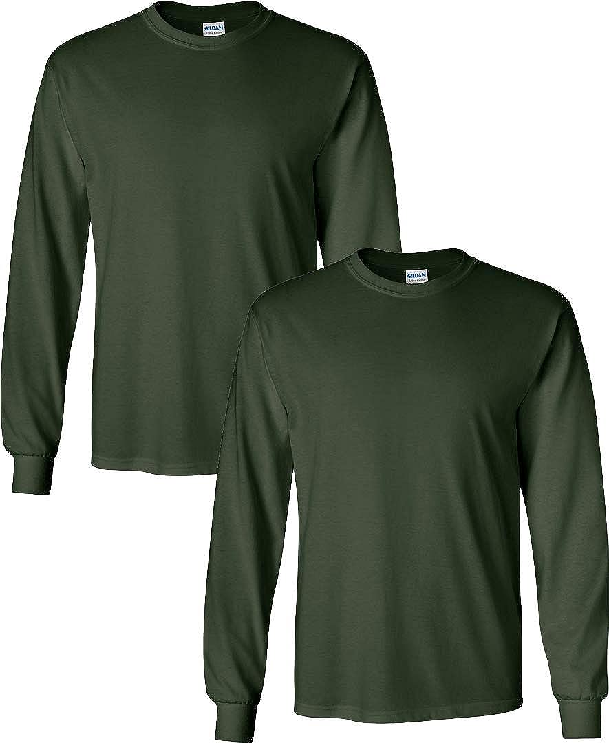 GILDAN ADULT 50/50 LONG-SLEEVE T-SHIRT - APPAREL GLOBE