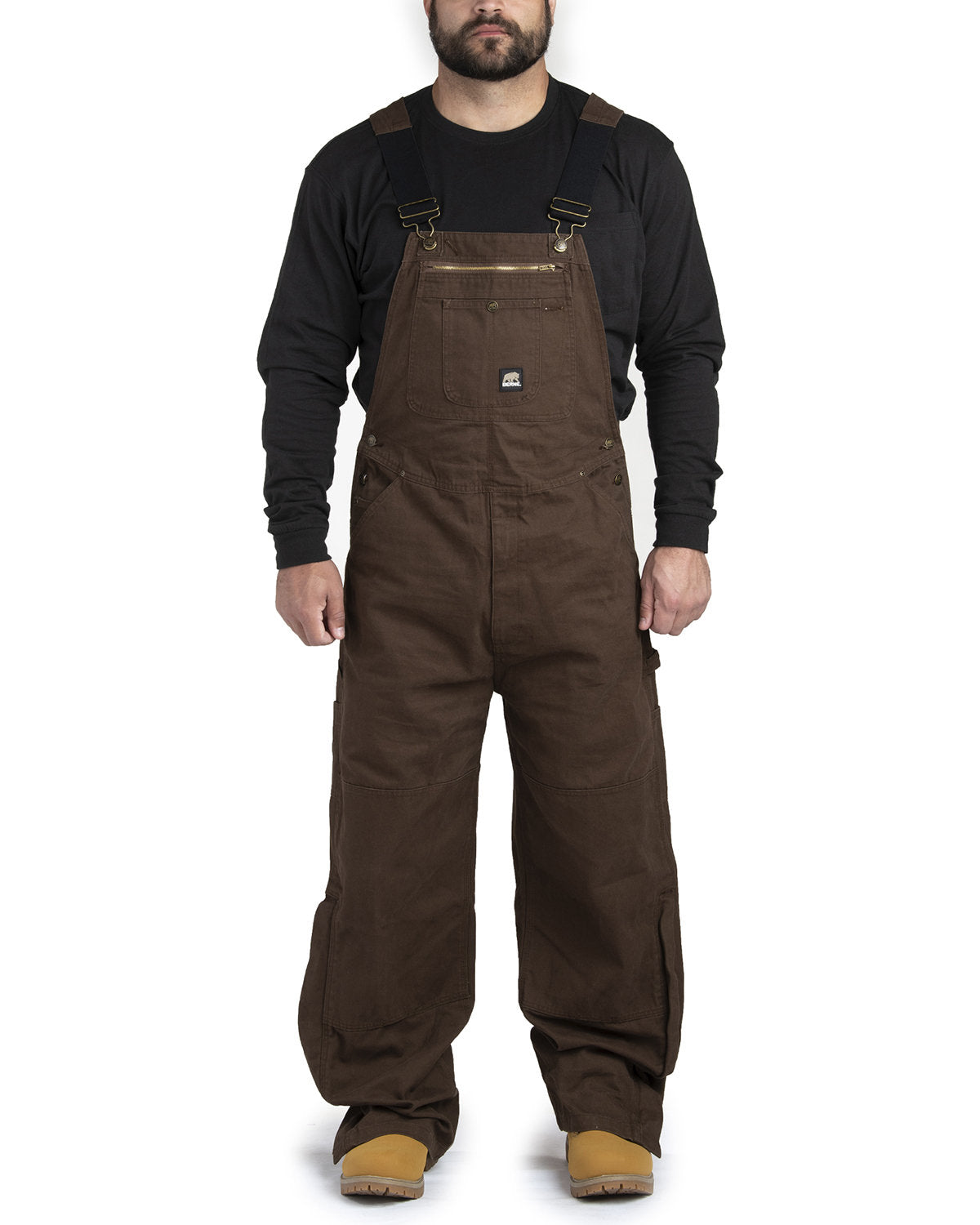 BERNE Acre Unlined Washed Bib Overall: Classic Workwear Essential