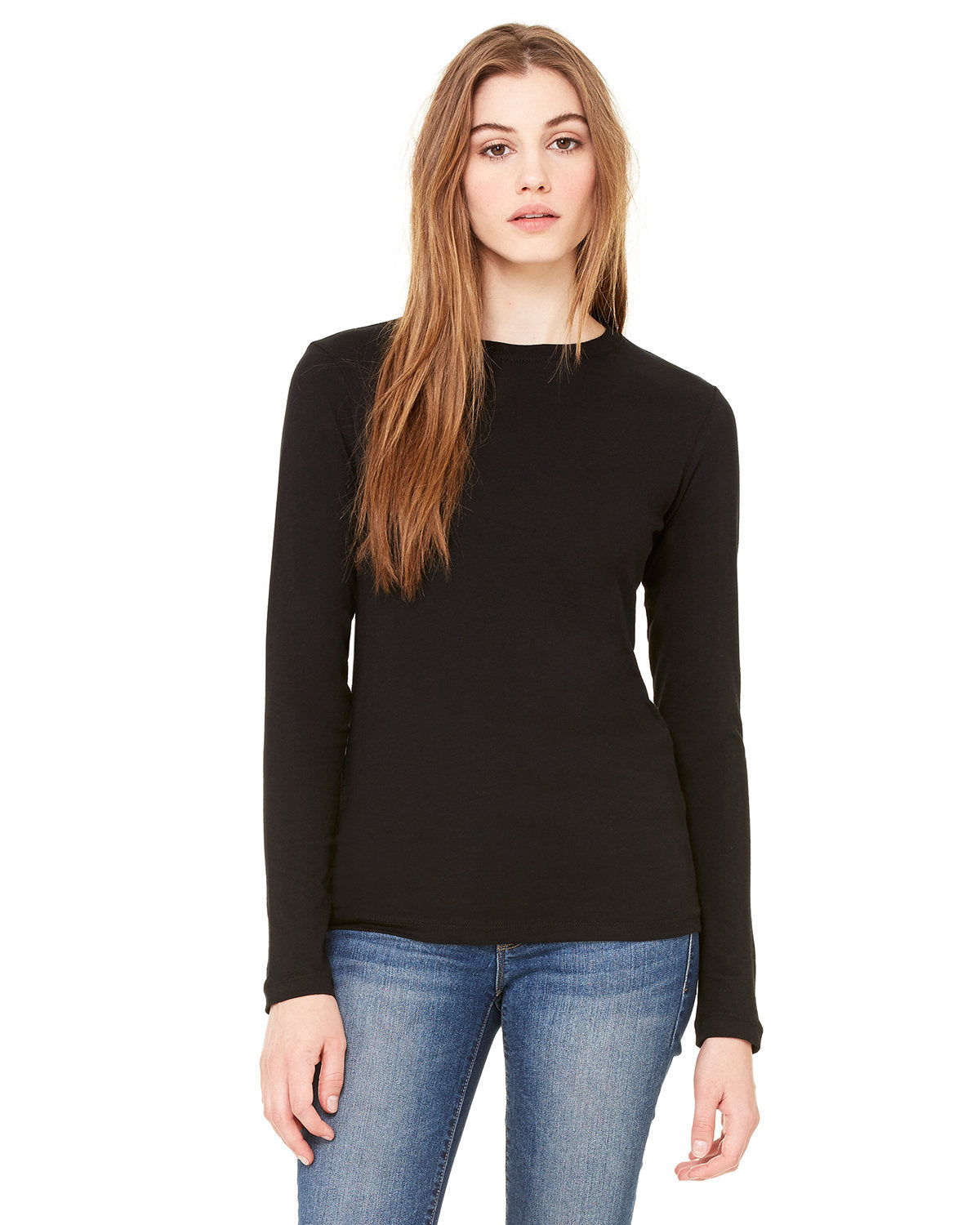 Bella + Canvas Ladies' Jersey Long-Sleeve Tee: Timeless Comfort and Style