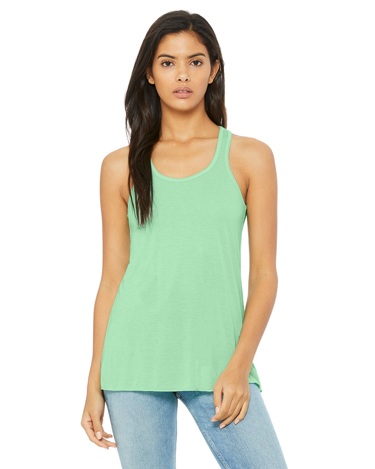 Effortlessly Stylish Bella + Canvas Flowy Racerback Tank for Women