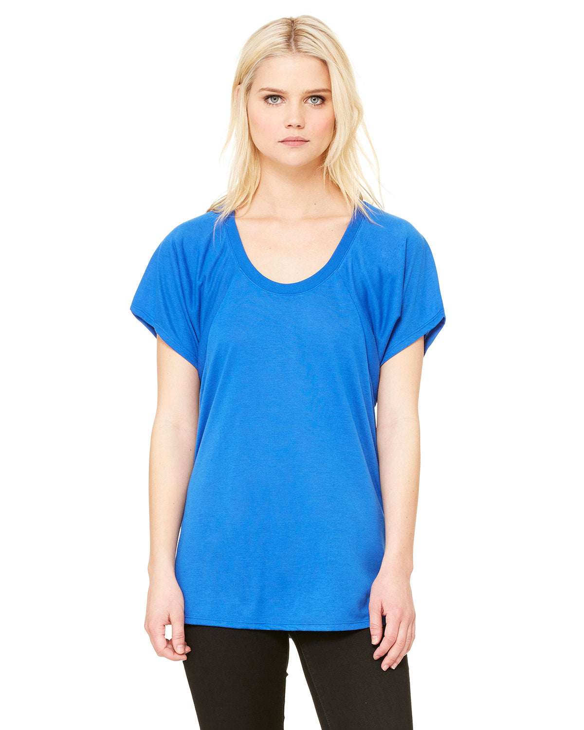 Effortlessly Chic: Bella + Canvas Flowy Raglan T-Shirt for Women