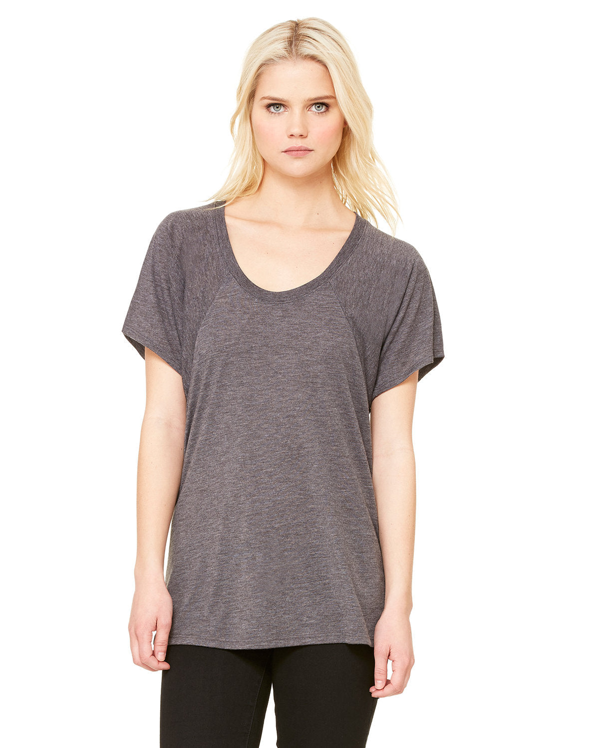 Effortlessly Chic: Bella + Canvas Flowy Raglan T-Shirt for Women