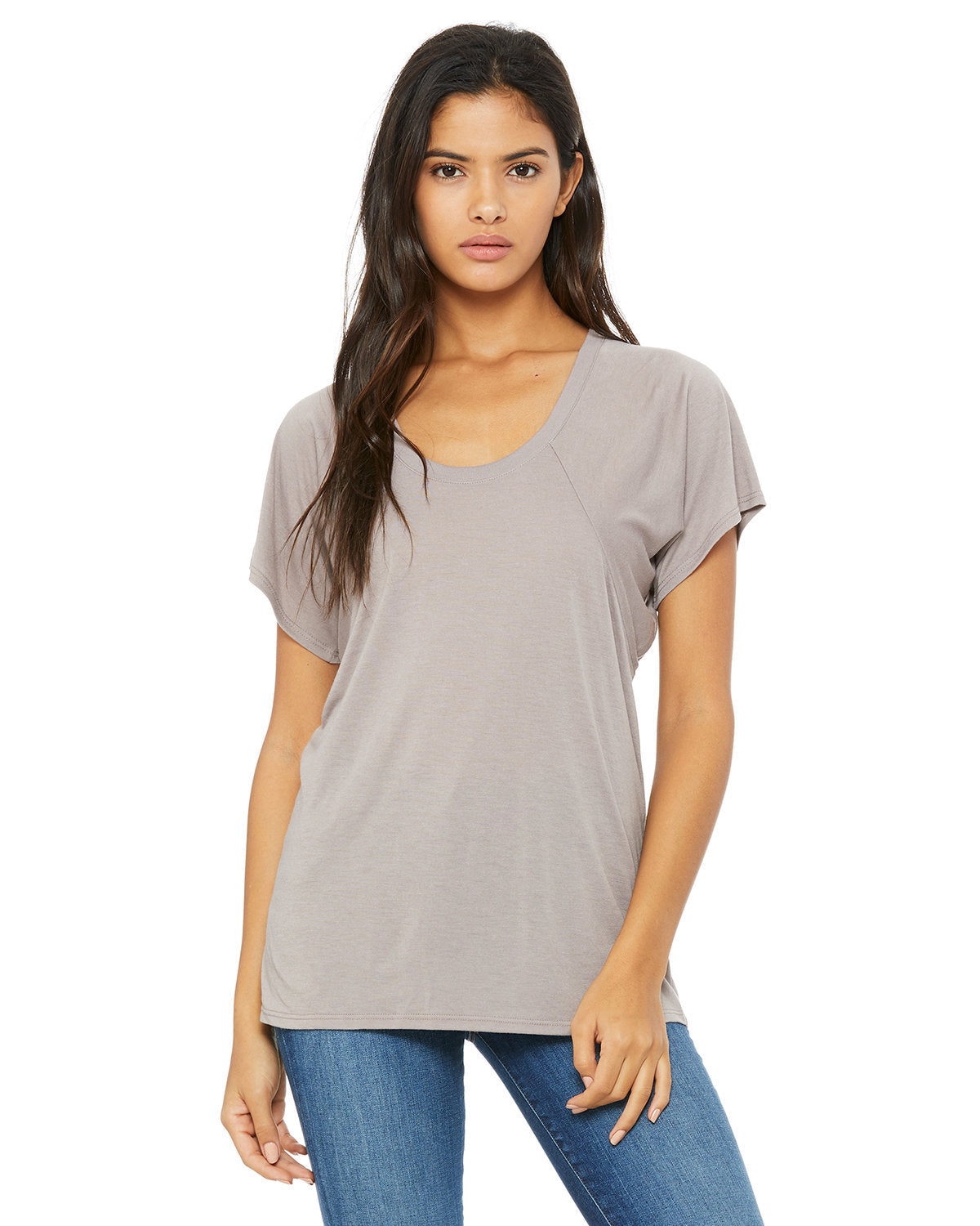 Effortlessly Chic: Bella + Canvas Flowy Raglan T-Shirt for Women